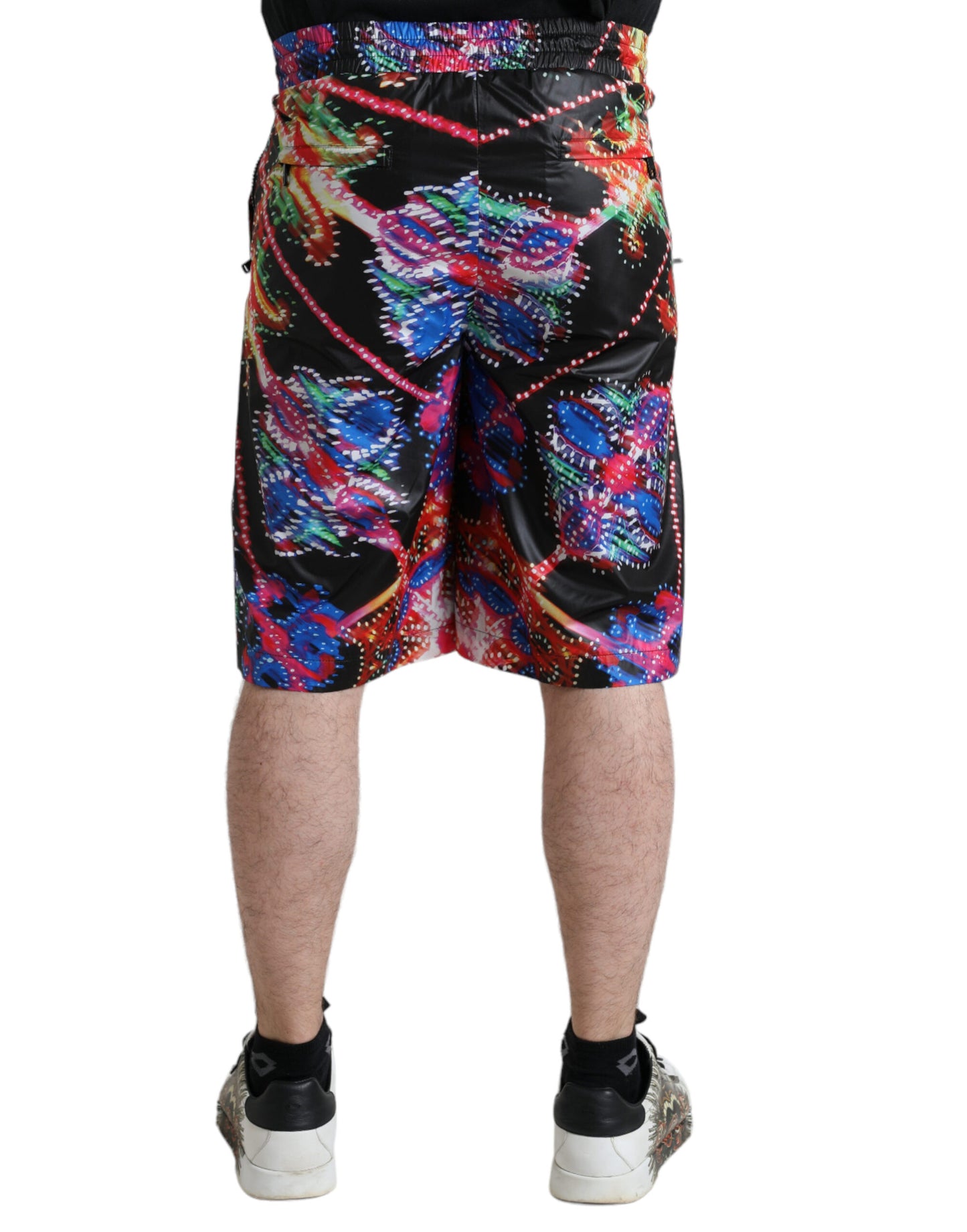 Dolce & Gabbana Elegante Bermudashorts mit Leuchtendruck