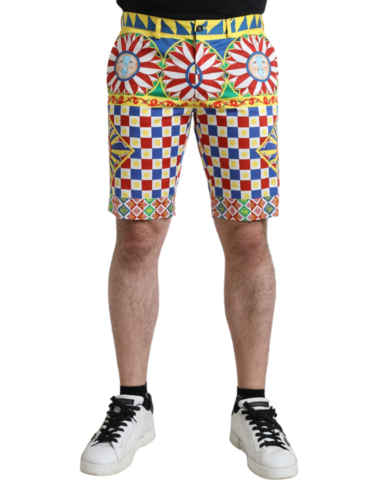 Dolce & Gabbana Bermudashorts mit Multicolor-Druck