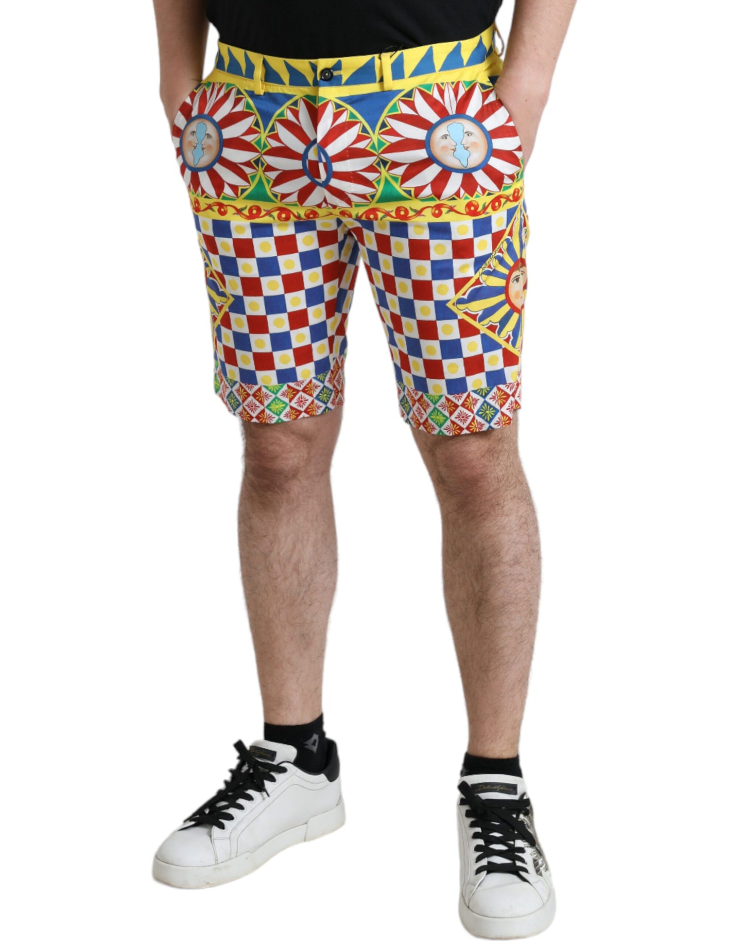 Dolce & Gabbana Bermudashorts mit Multicolor-Druck