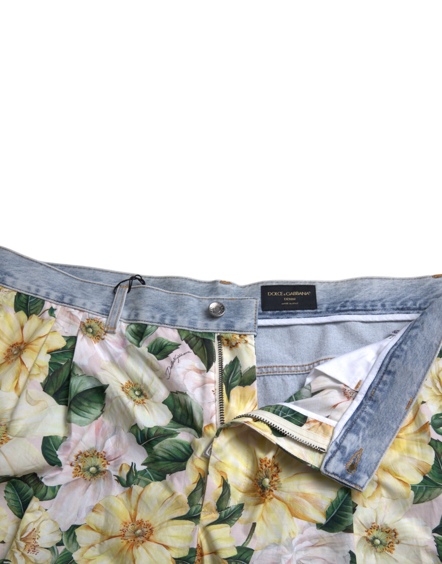 Dolce & Gabbana Bermudashorts aus Baumwolle mit Blumenmuster