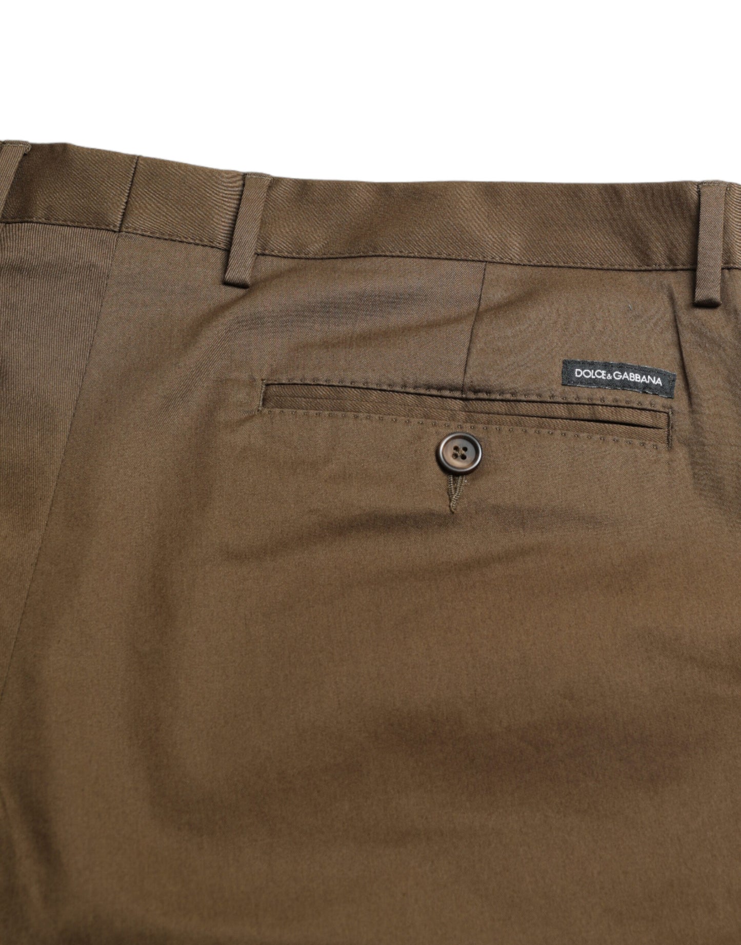 Dolce & Gabbana Schicke braune Bermudashorts mit Logo-Detail