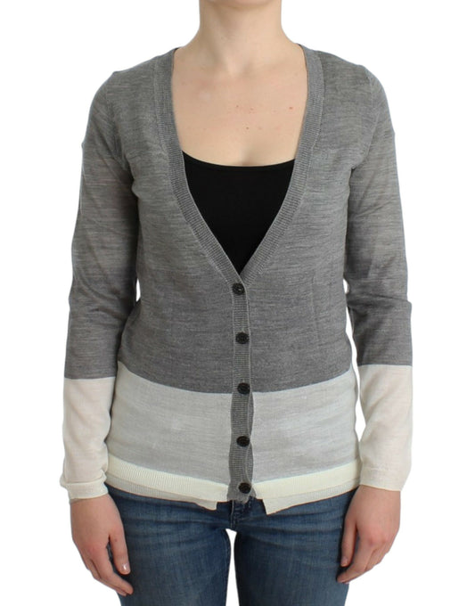 Costume National Chic grey lightweight cardigan