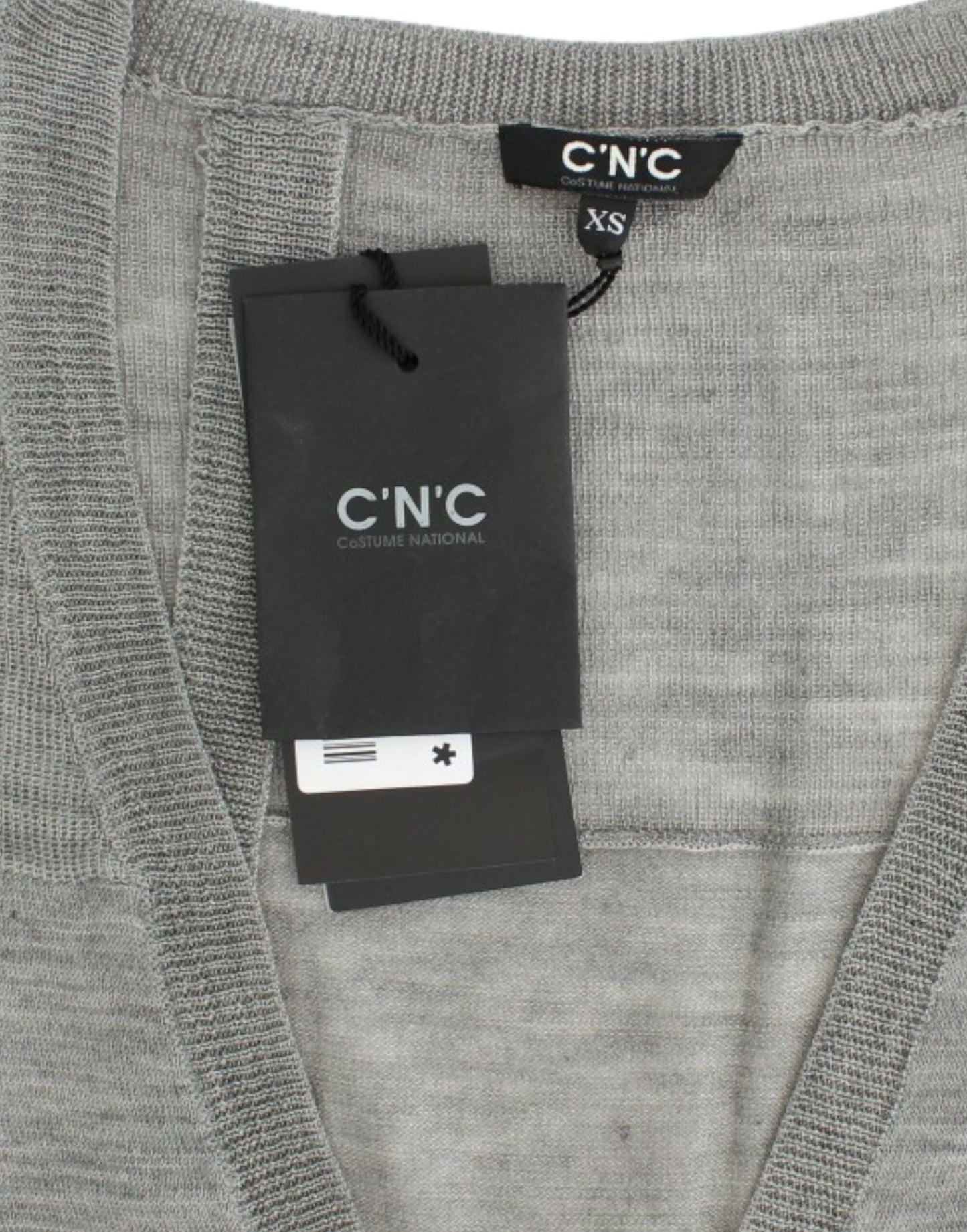 Costume National Chic grey lightweight cardigan