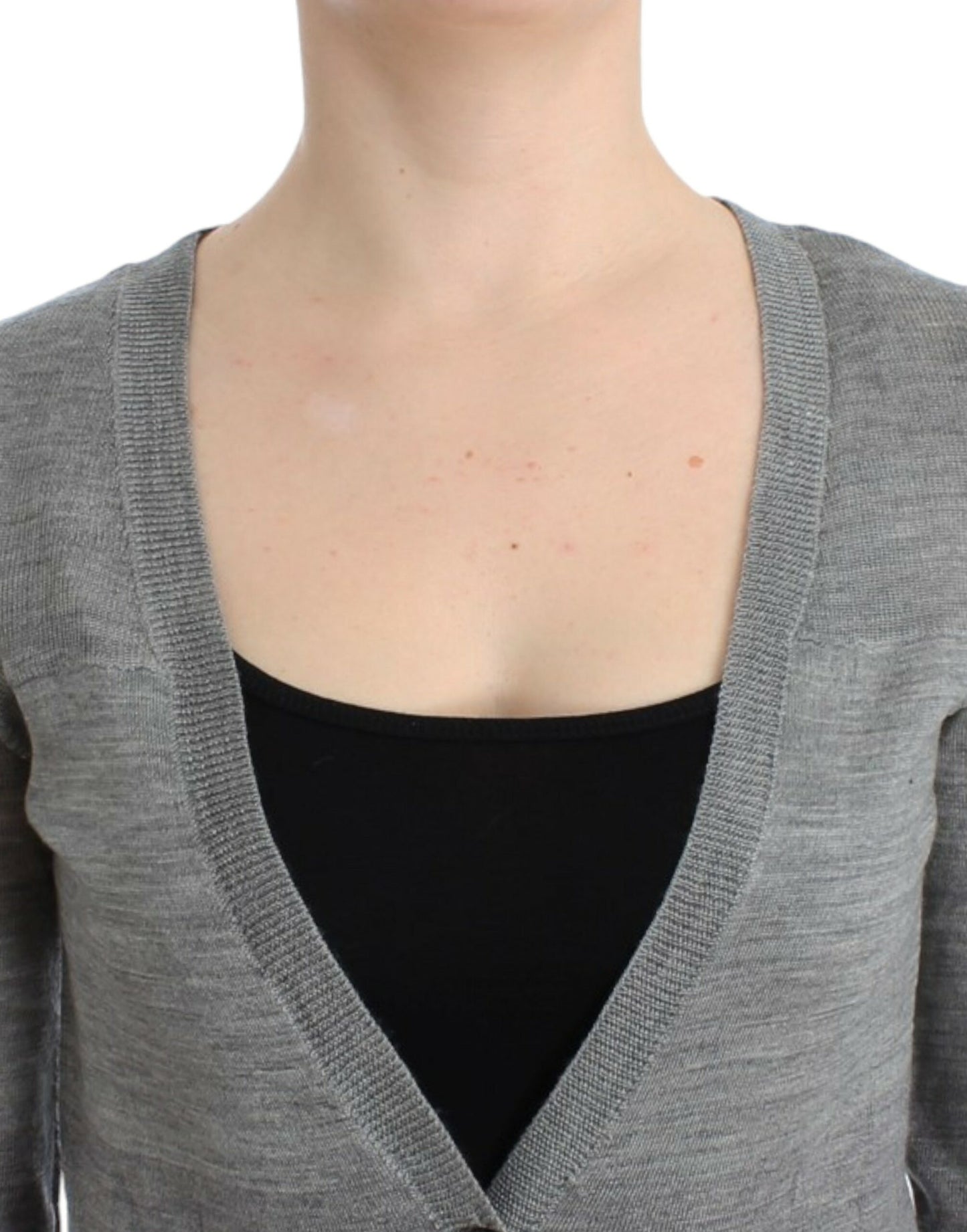 Costume National Chic grey lightweight cardigan