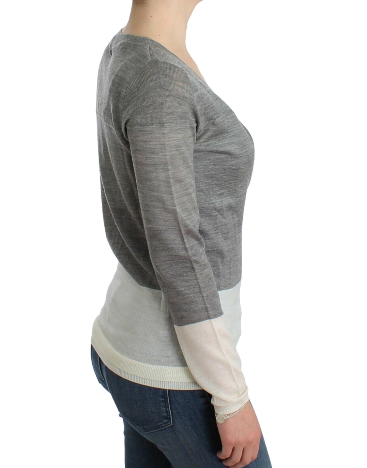 Costume National Chic grey lightweight cardigan