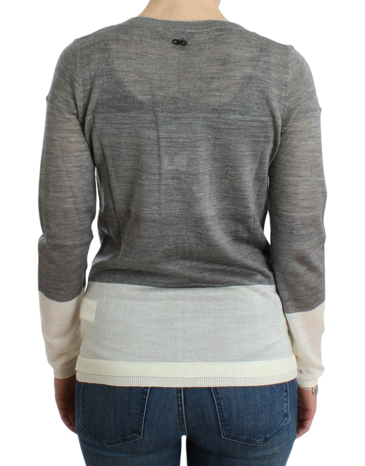 Costume National Chic grey lightweight cardigan