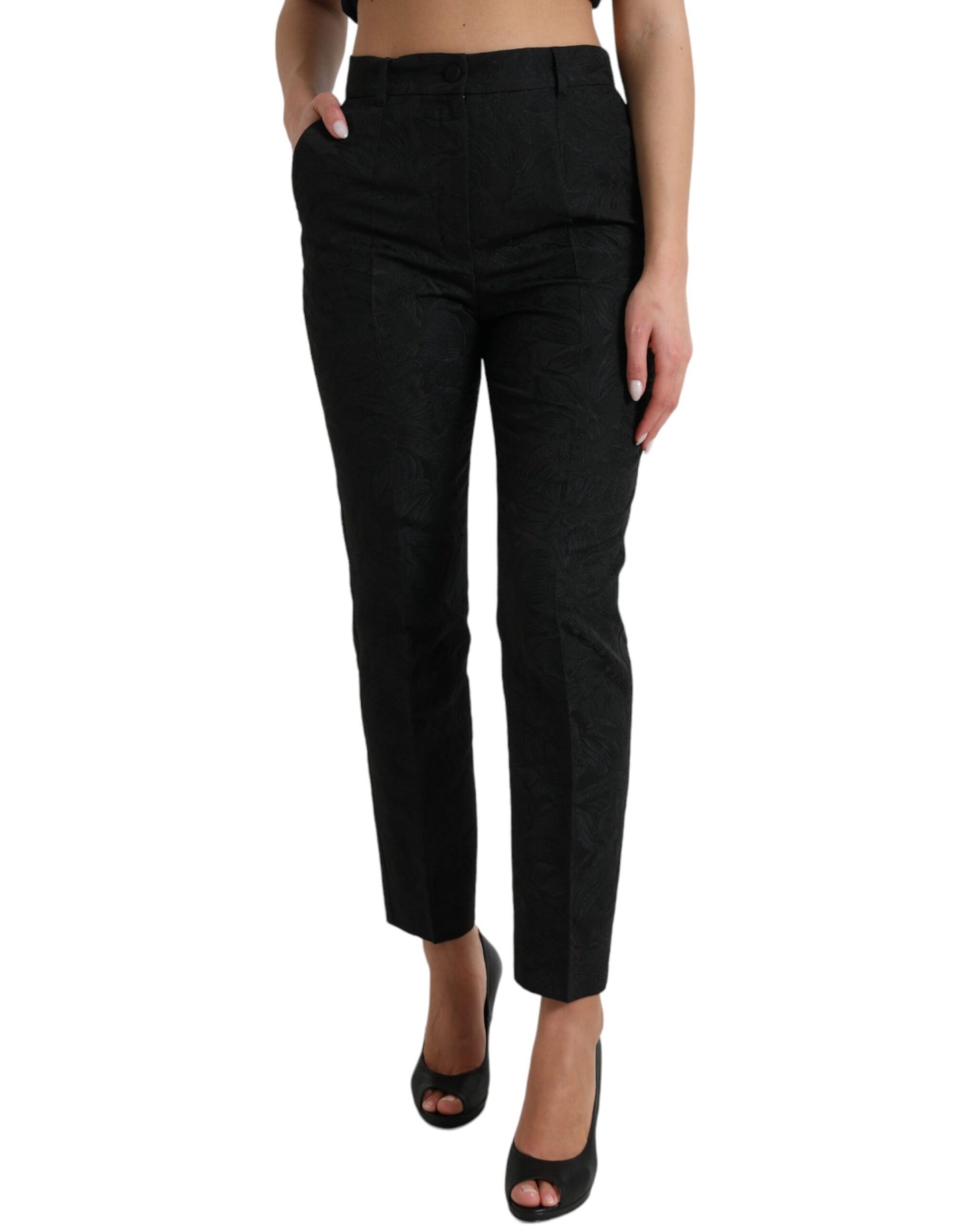 Dolce &amp; Gabbana High-waisted tapered elegance trousers