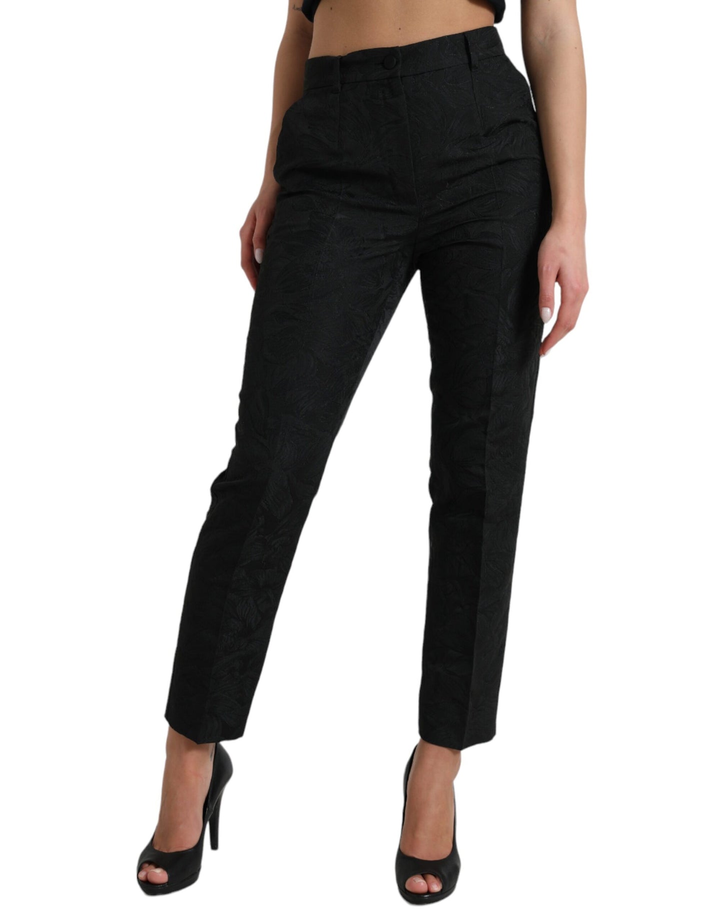 Dolce &amp; Gabbana High-waisted tapered elegance trousers