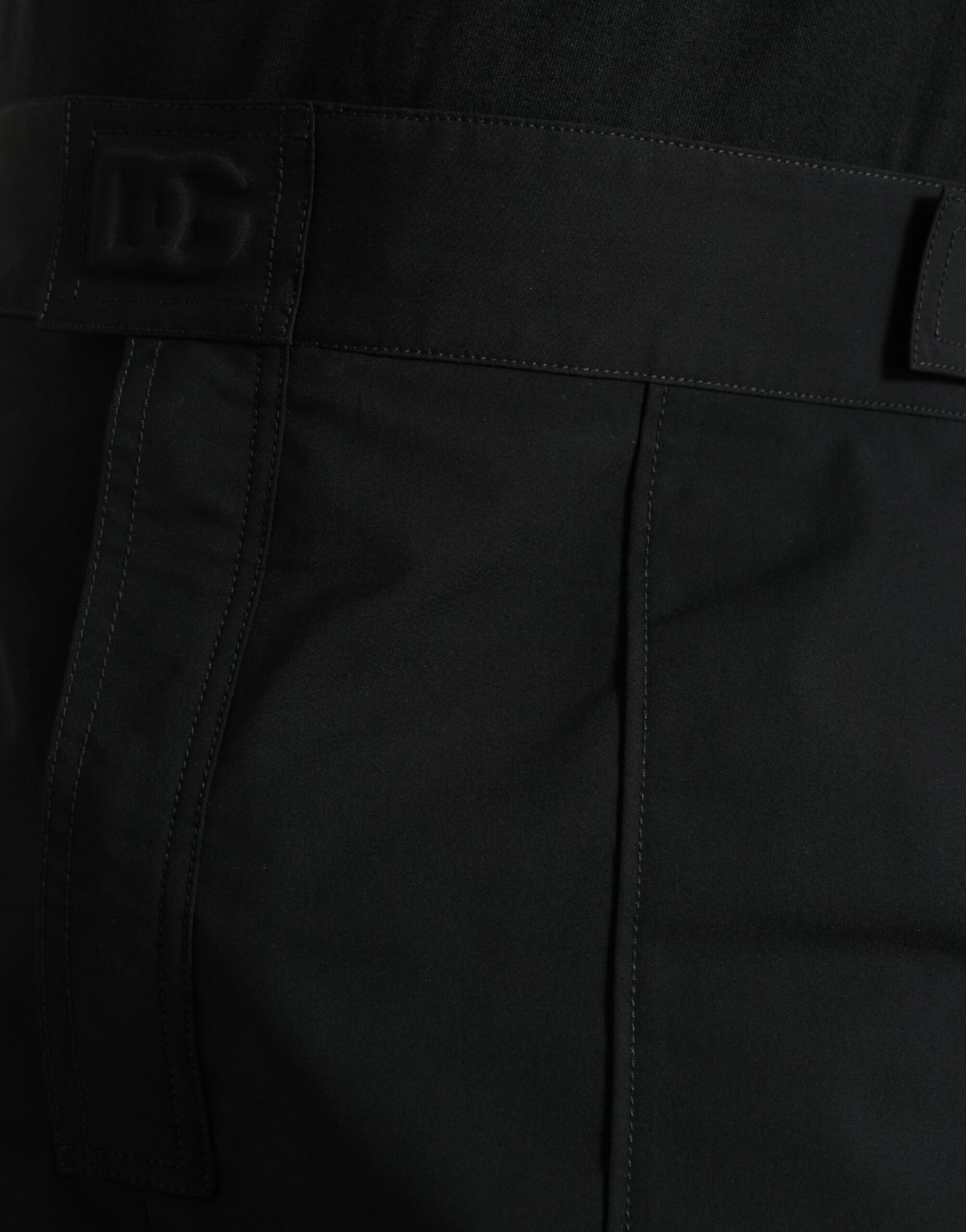 Dolce &amp; Gabbana Elegant casual black straight pants