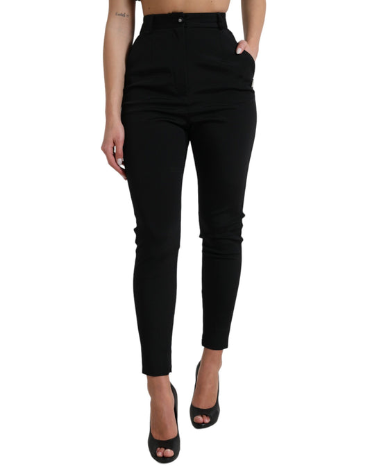 Dolce &amp; Gabbana Elegant High Waist Skinny Pants