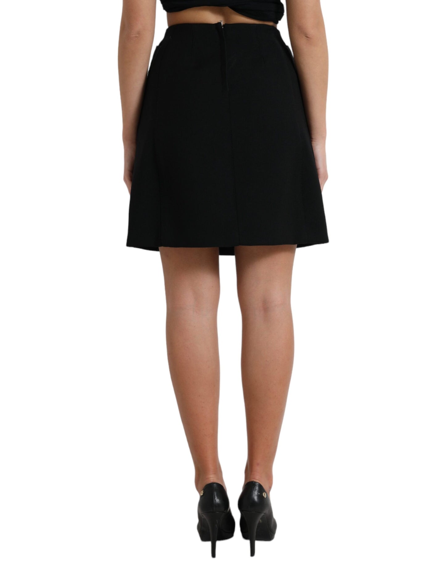 Dolce &amp; Gabbana Elegant high-waisted A-line miniskirt