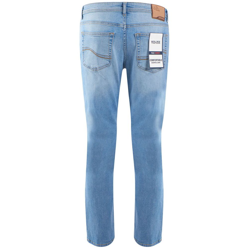 Yes Zee Schicke hellblaue Komfort-Denim-Jeans