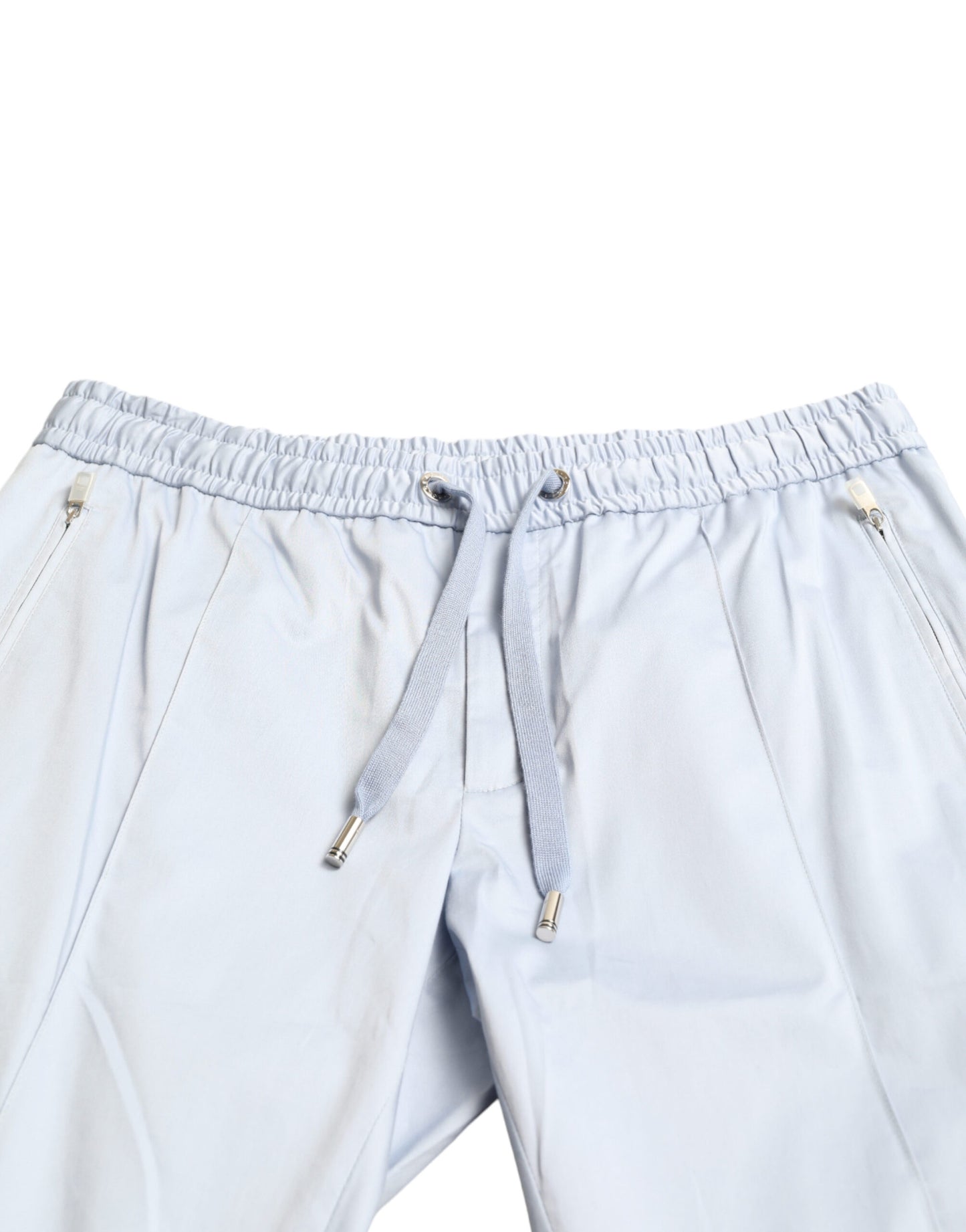 Dolce &amp; Gabbana Elegant Light Blue Sweatpants for Men