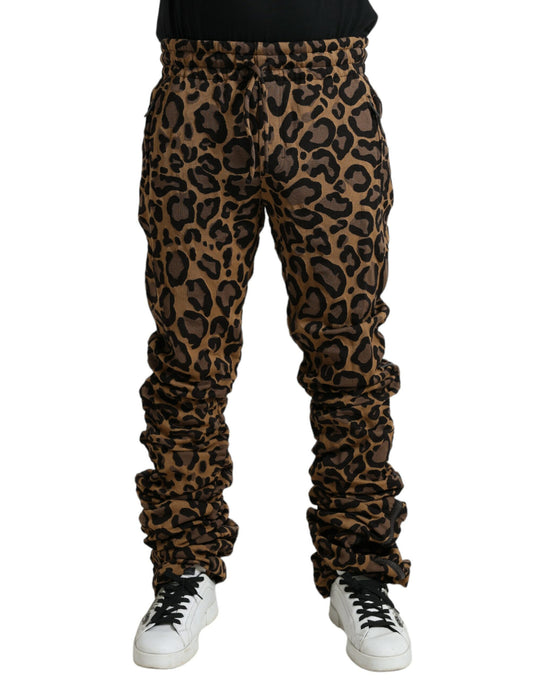 Dolce &amp; Gabbana Chic leopard print jogger pants