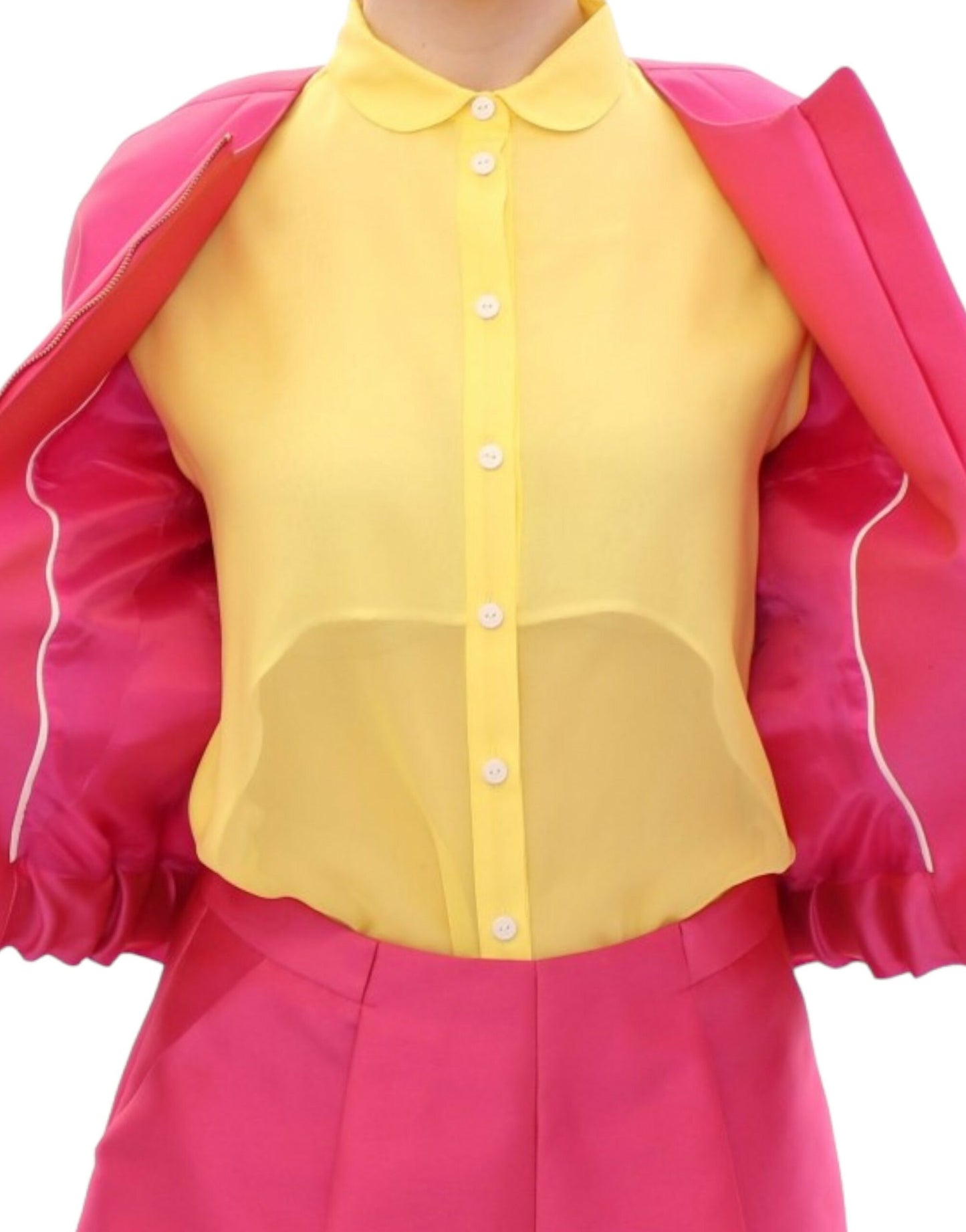 CO|TE Elegant pink silk blend jacket