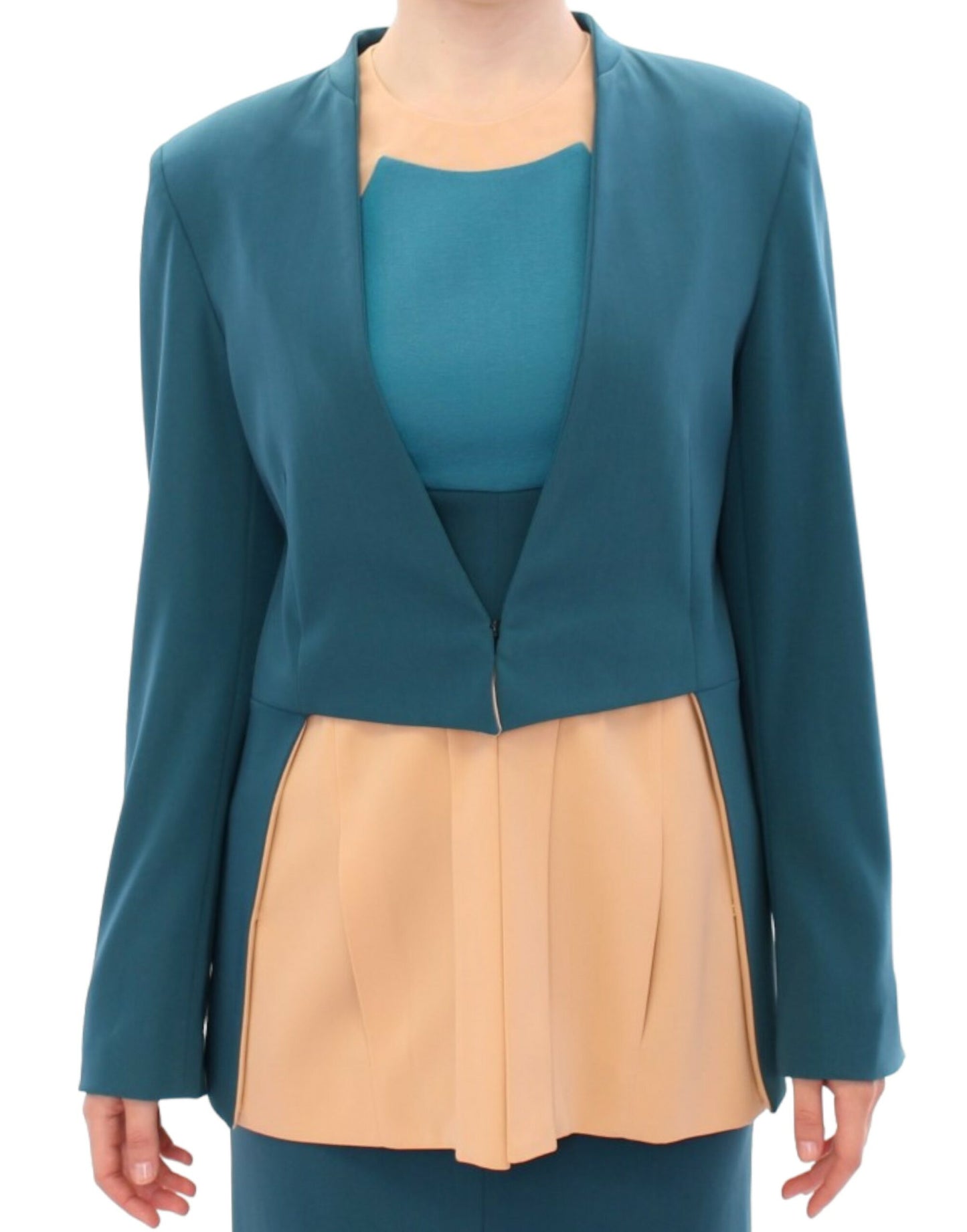 CO|TE Chic two-tone blazer in transitional style