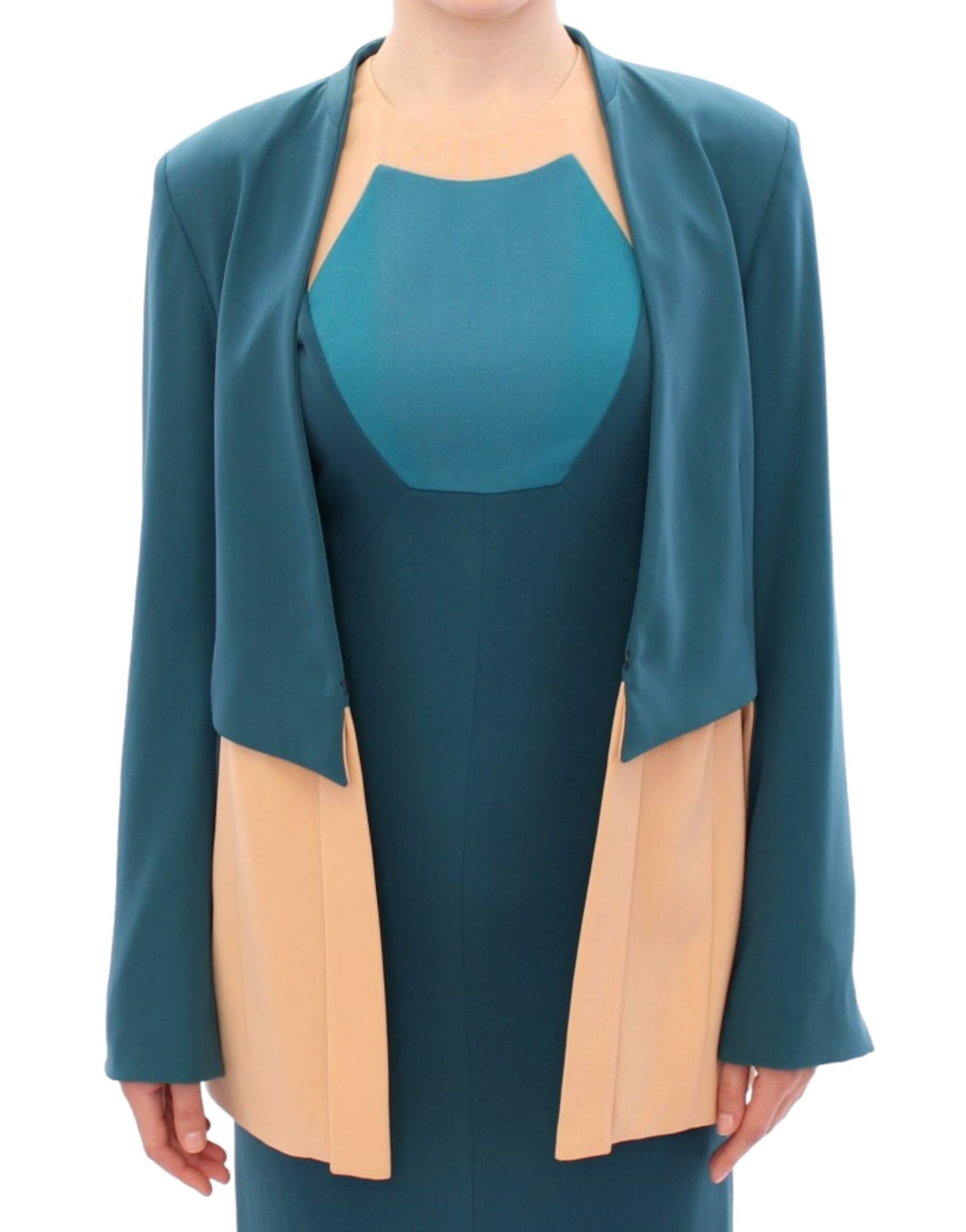 CO|TE Chic two-tone blazer in transitional style