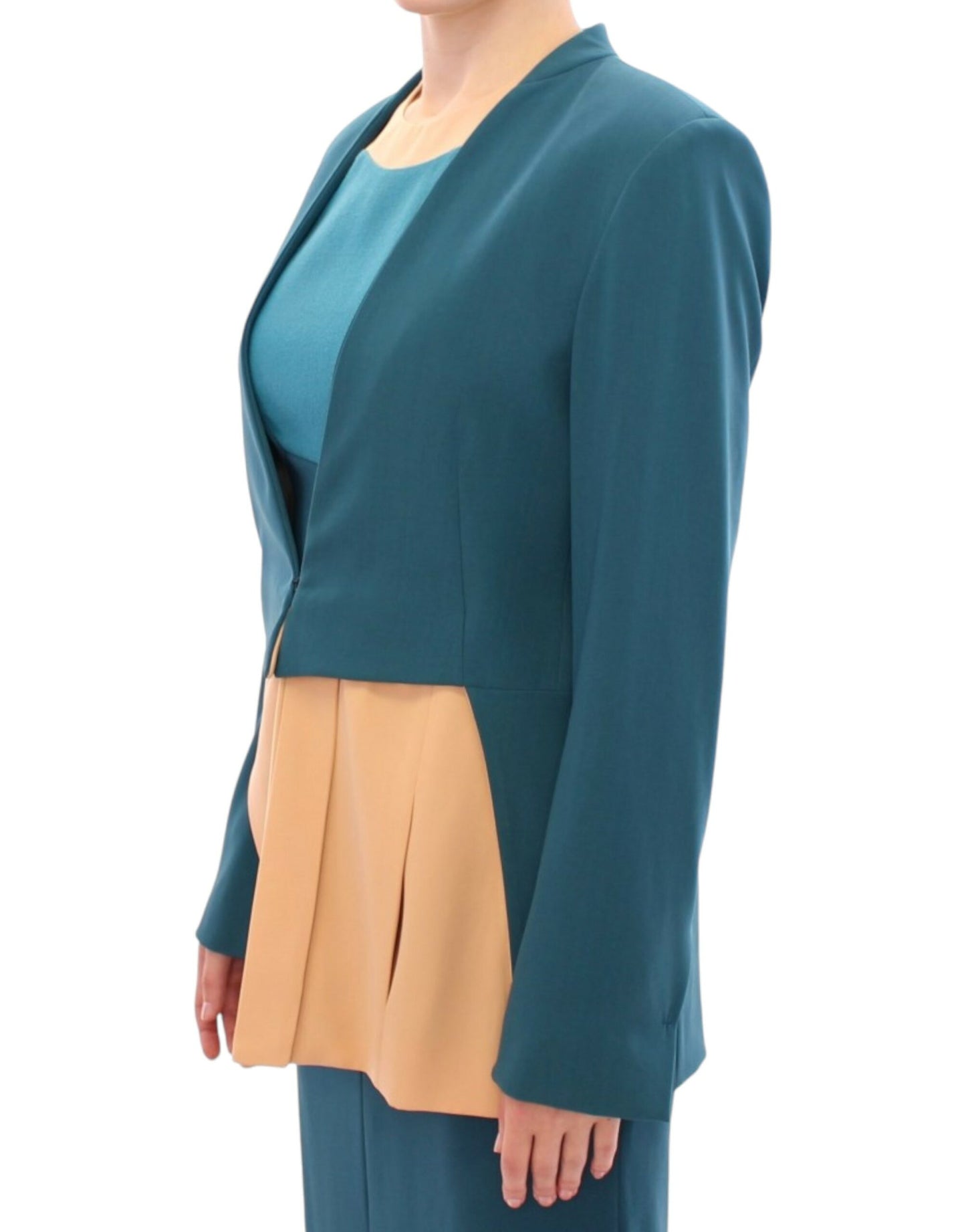 CO|TE Chic two-tone blazer in transitional style