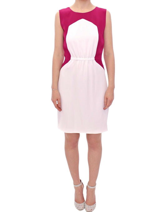 CO|TE Chic pink/white sheath dress