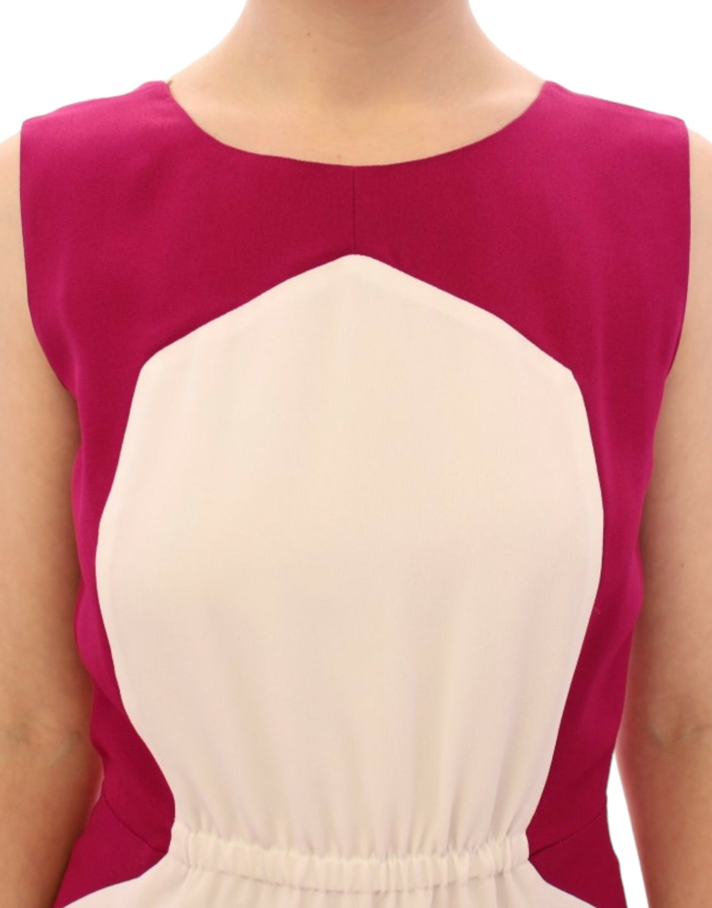 CO|TE Chic pink/white sheath dress