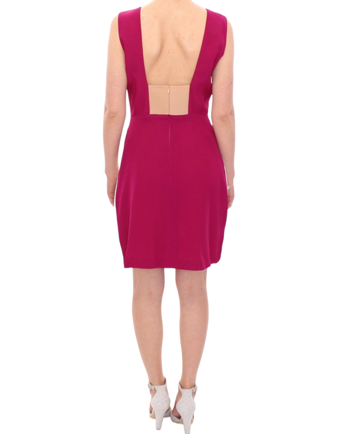 CO|TE Chic pink/white sheath dress