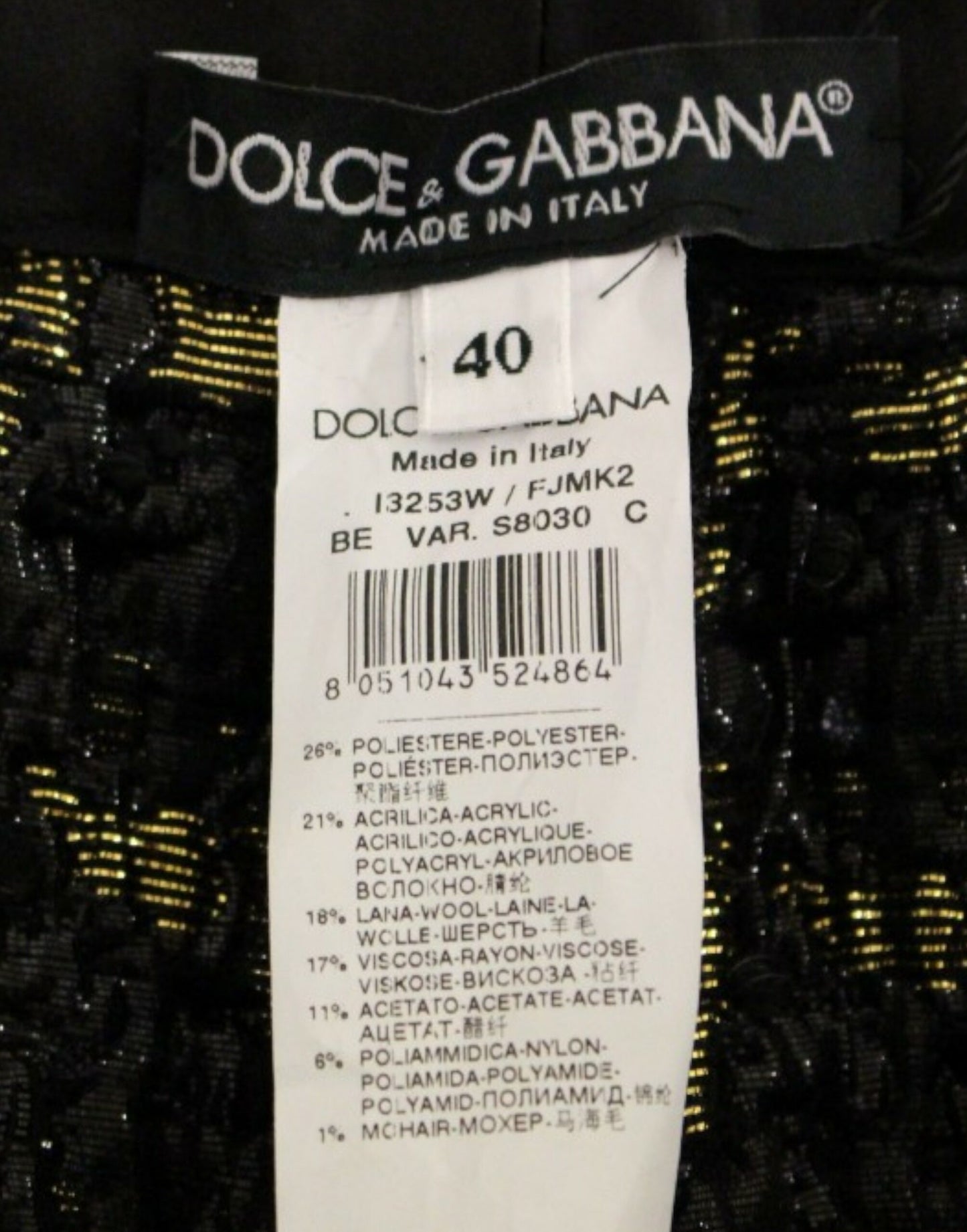 Dolce &amp; Gabbana Elegant Designer Web Shorts