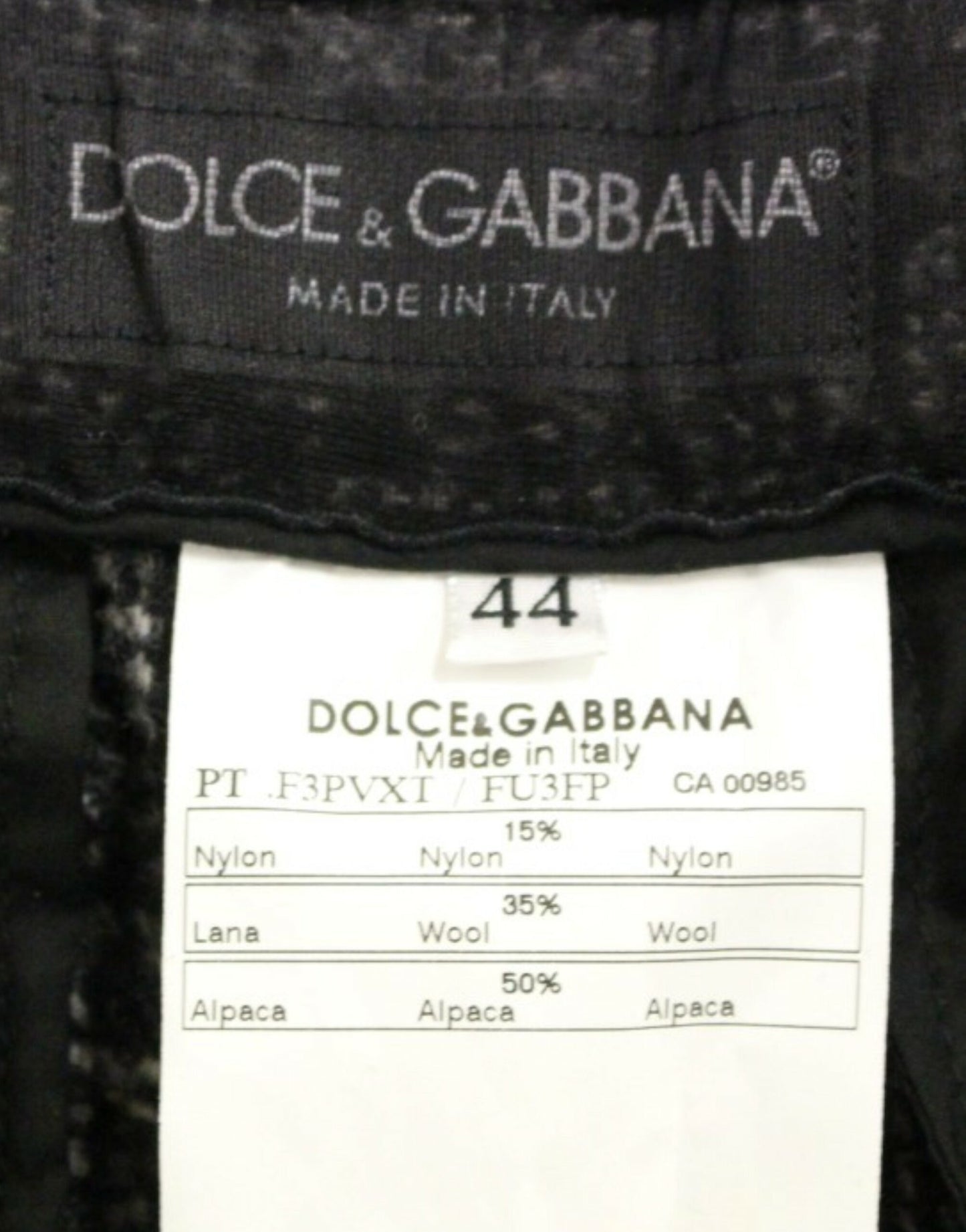 Dolce &amp; Gabbana Elegant grey alpaca blend shorts