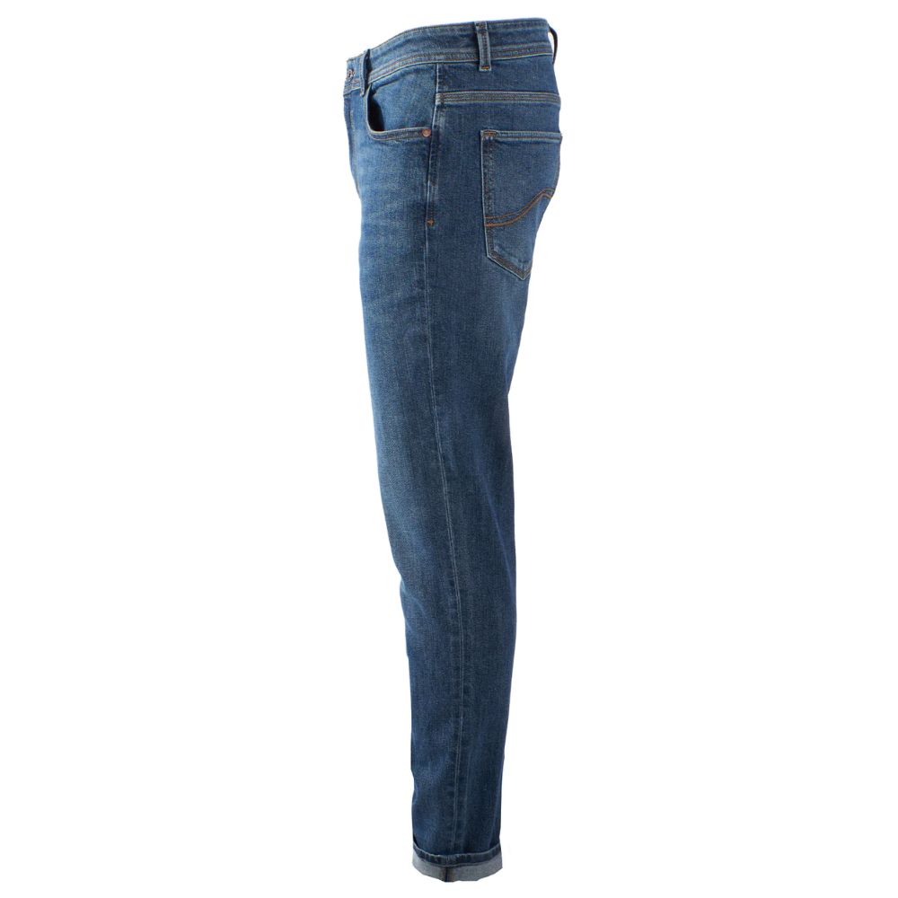 Yes Zee Dunkel gewaschene Comfort Denim Jeans