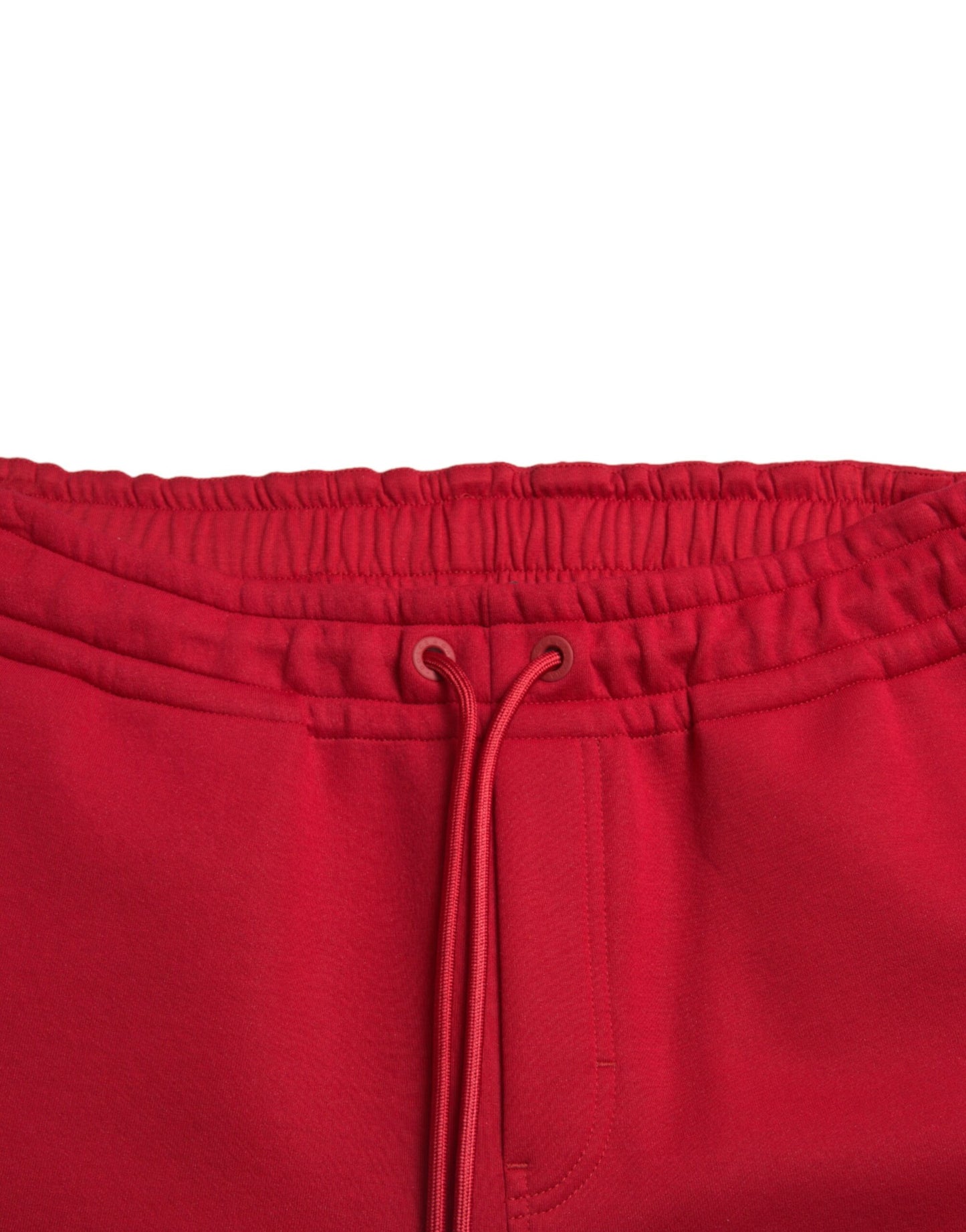 Dolce &amp; Gabbana Sizzling Red cotton blend sweatpants