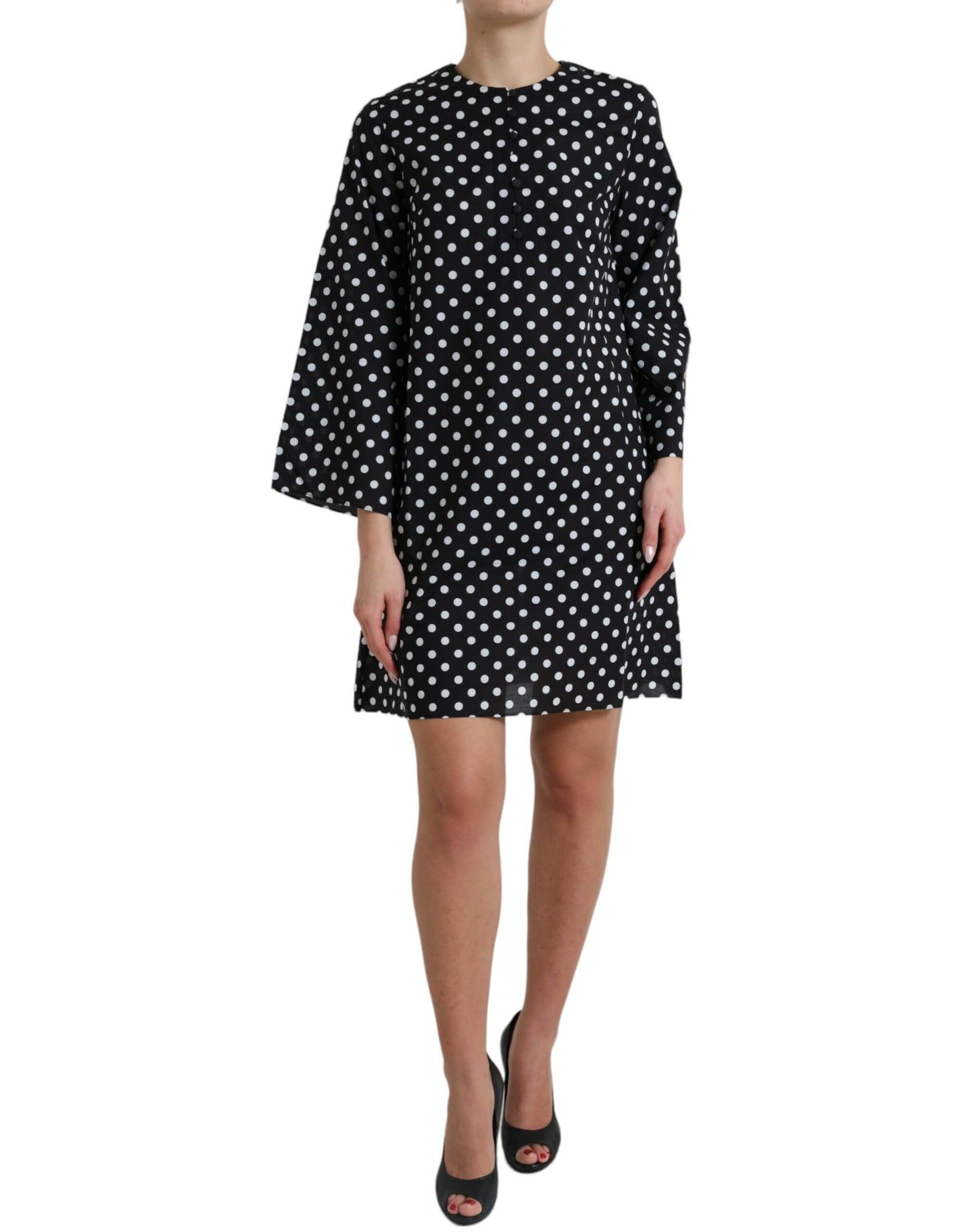 Dolce &amp; Gabbana tyylikäs Polka Dot Shift -minimekko