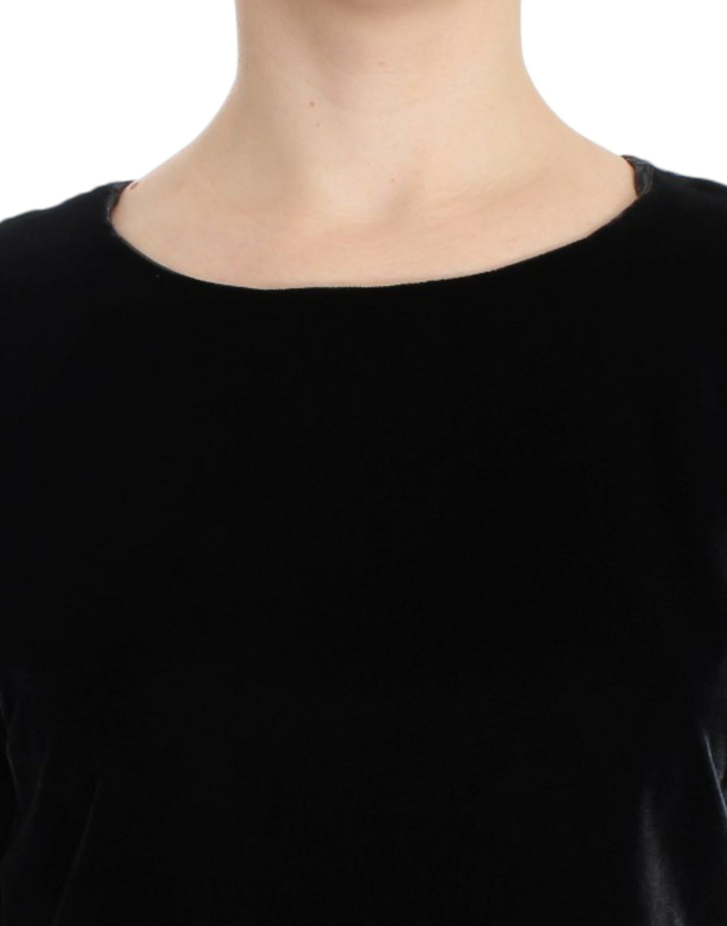 Dolce &amp; Gabbana Charming Velvet Short Sleeve Top