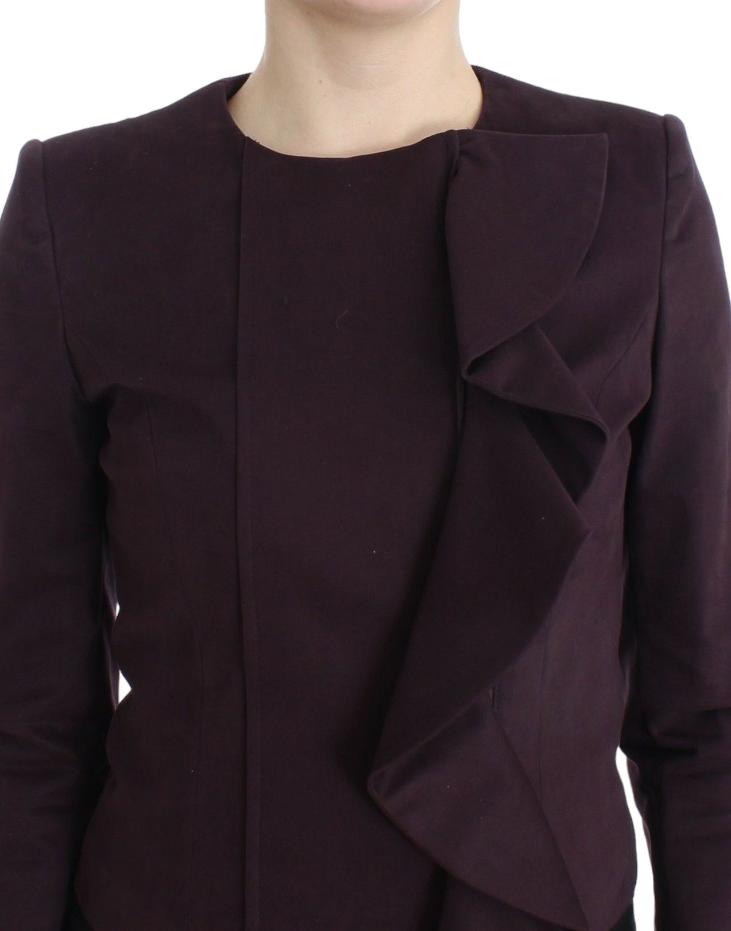 GF Ferre Eleganter lila Blazer aus Baumwollmischung