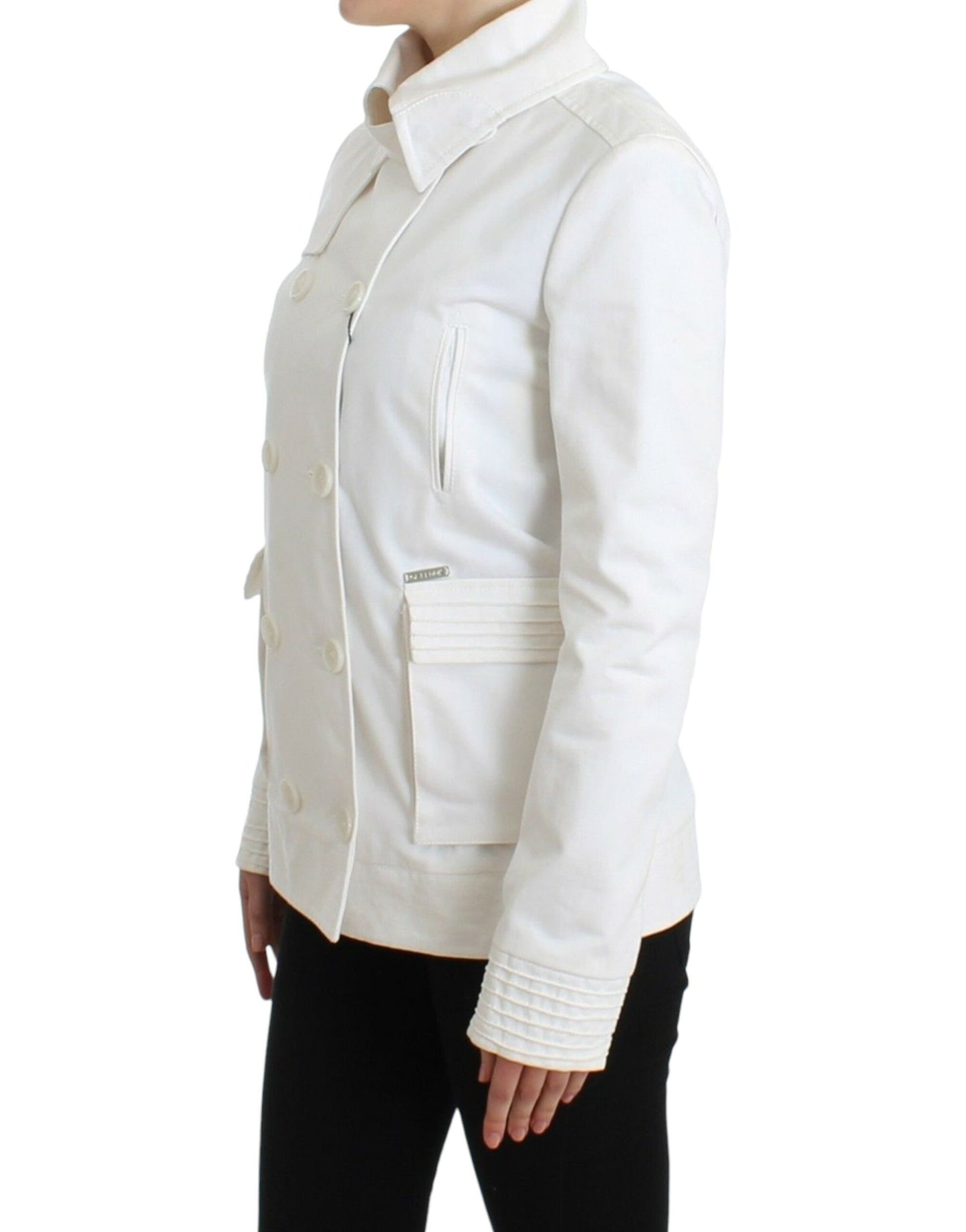 GF Ferre Chic double-breasted cotton jacket