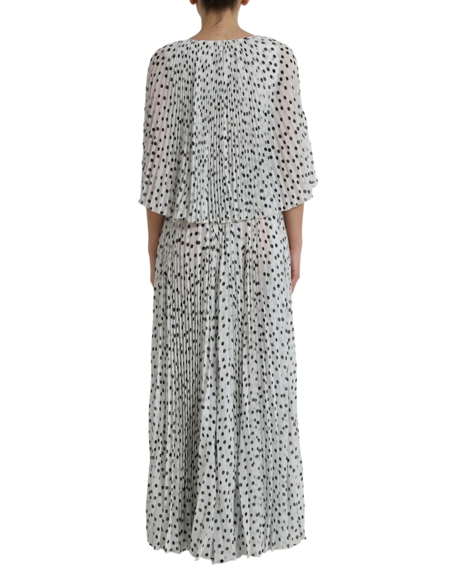 Dolce &amp; Gabbana Elegant Maxi -mekko pilkuilla