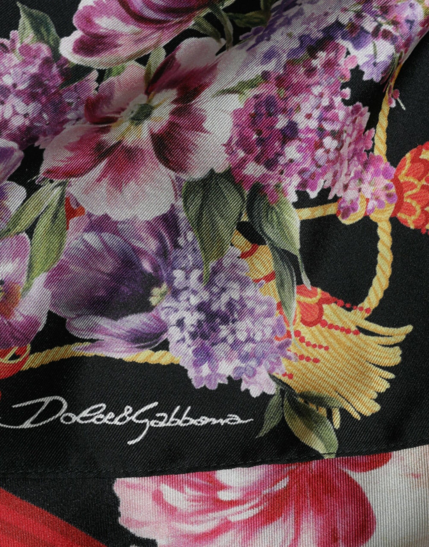 Dolce &amp; Gabbana Tyylikäs kukkakuvioinen silkkimaximekko