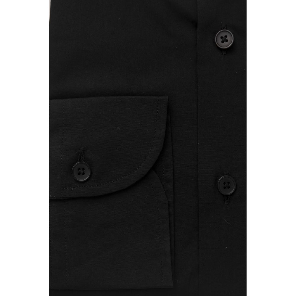 Bagutta Black Cotton Shirt for Men