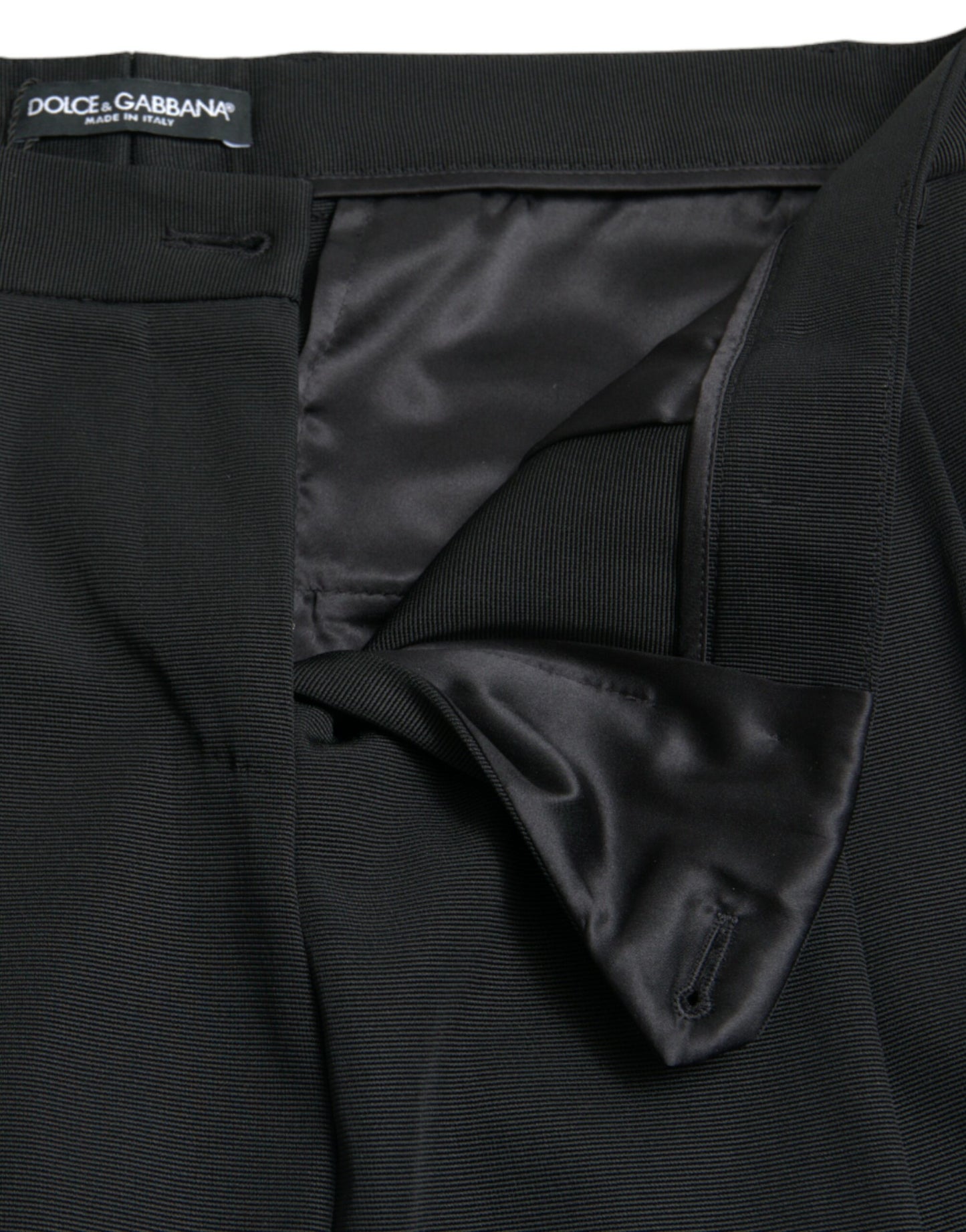 Dolce &amp; Gabbana Elegant tailored trousers with high waist