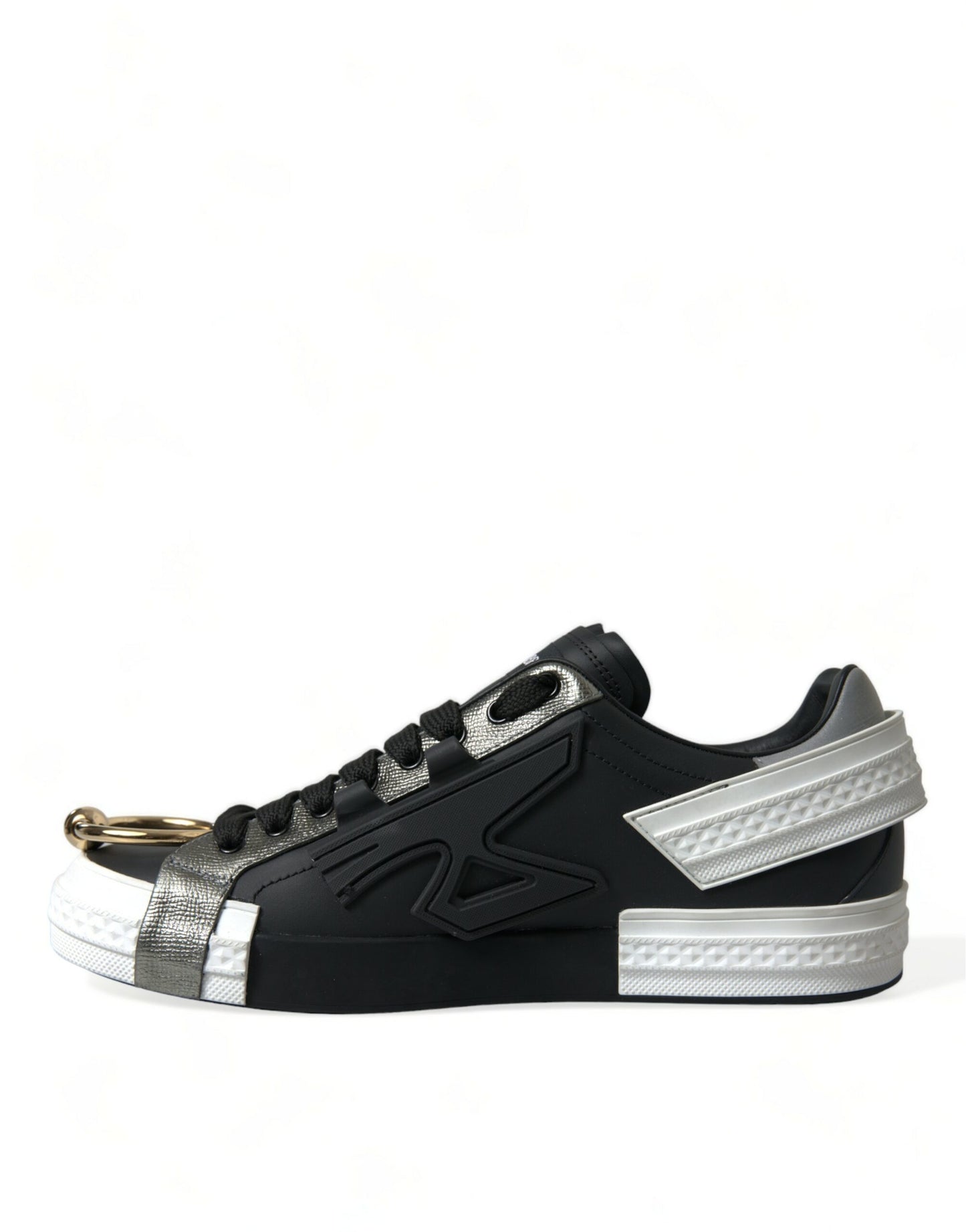 Dolce &amp; Gabbana Elegant Calfskin Low Top Sneakers