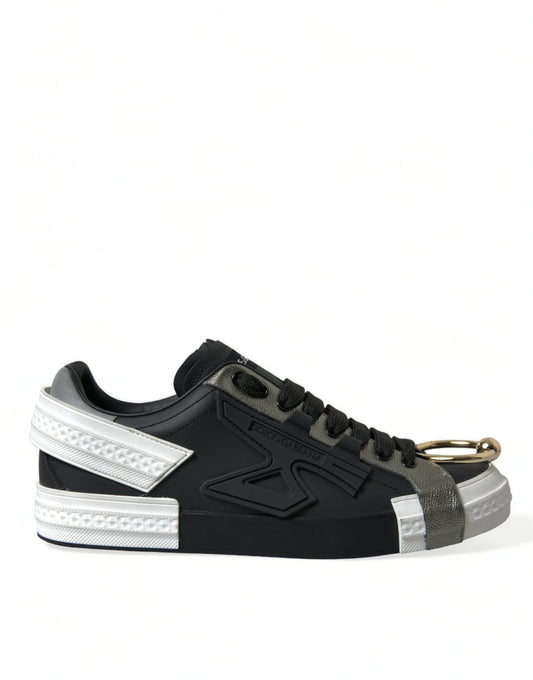 Dolce &amp; Gabbana Elegant Calfskin Low Top Tennarit