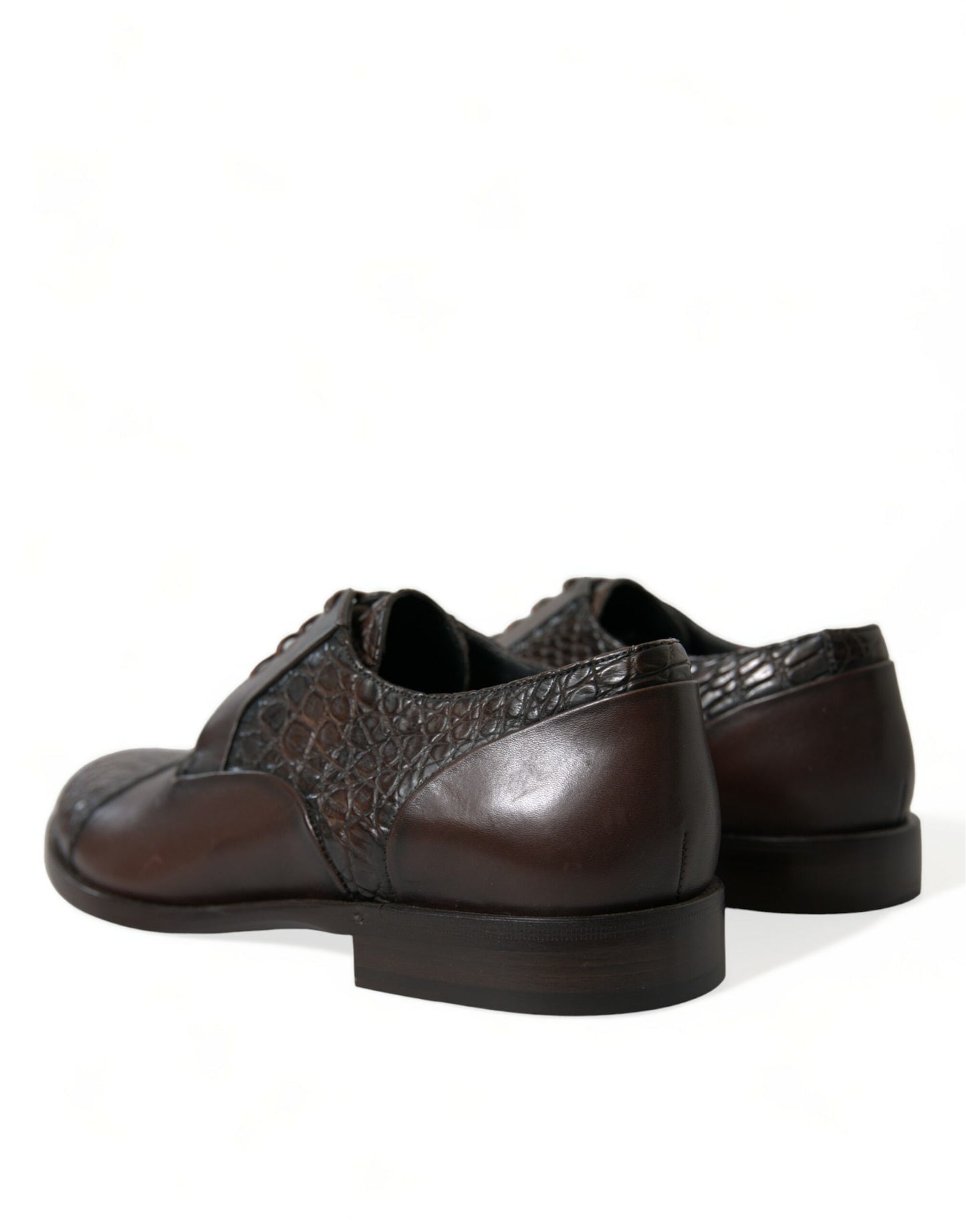 Dolce &amp; Gabbana Elegant Oxford -kengät kuvioitua nahkaa