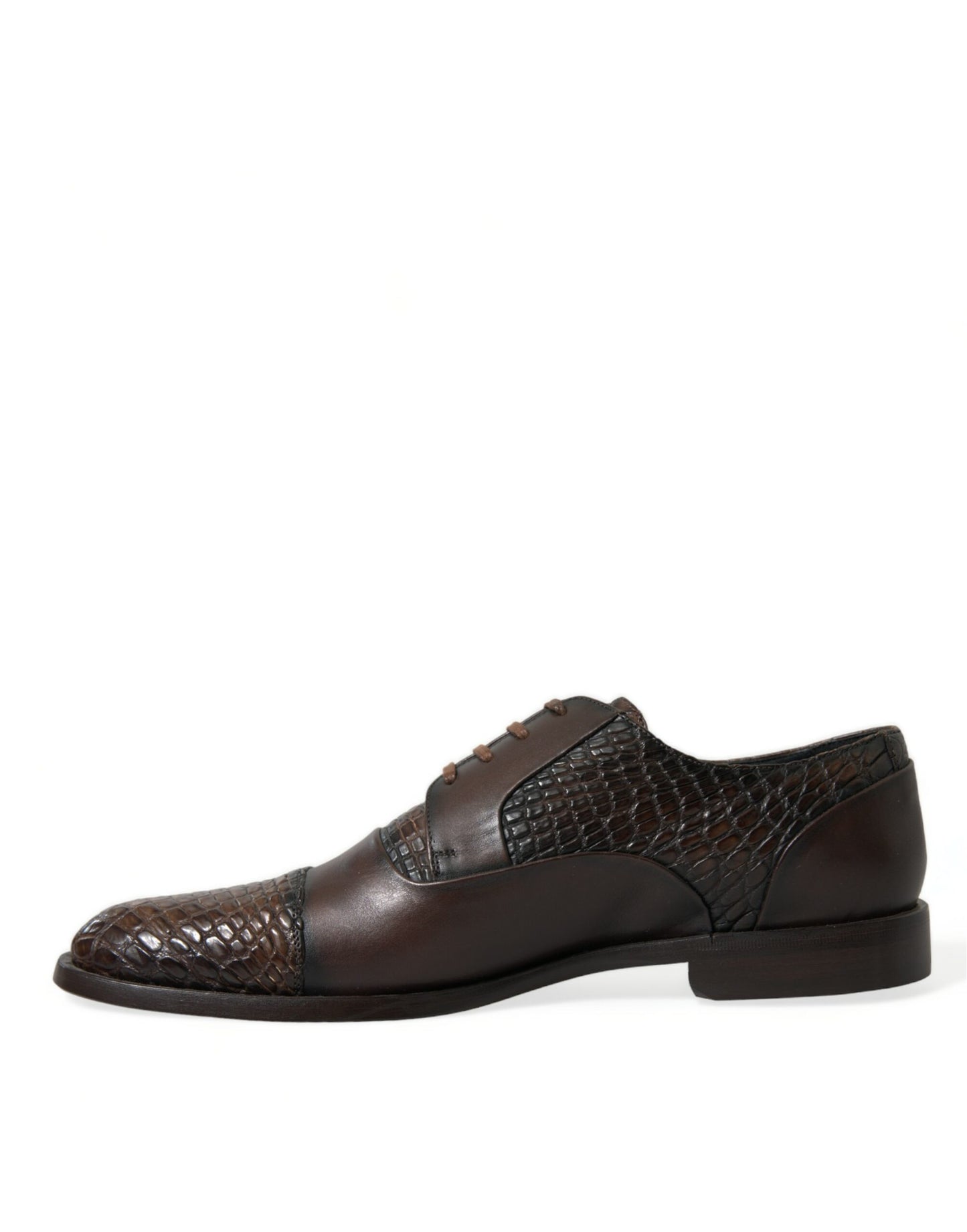 Dolce &amp; Gabbana Elegant Oxford -kengät kuvioitua nahkaa