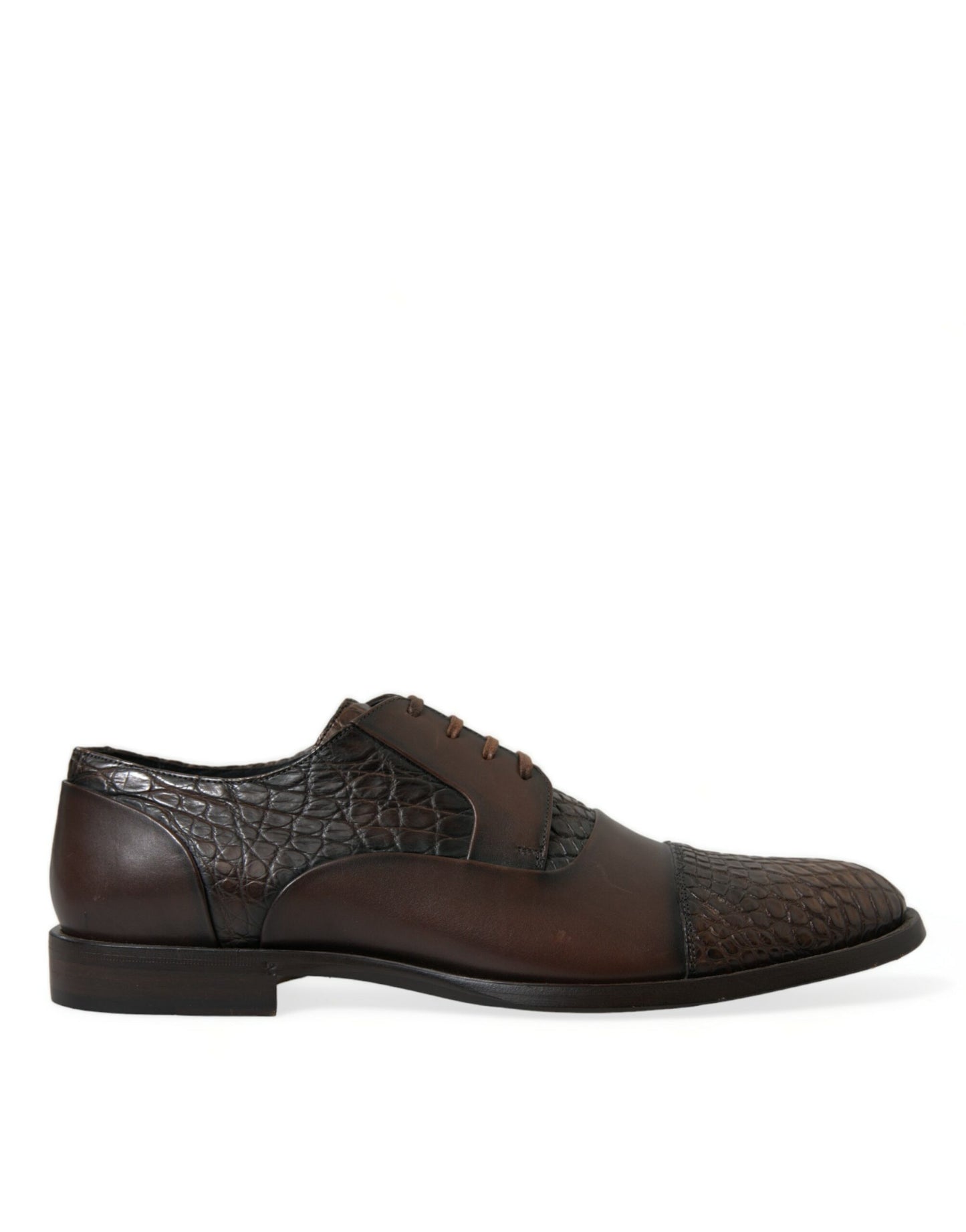 Dolce &amp; Gabbana Elegant Oxford -kengät kuvioitua nahkaa