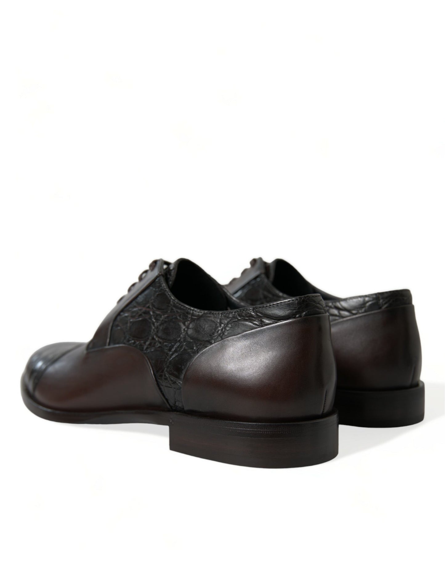 Dolce & Gabbana Elegante braune formelle Derby-Schuhe