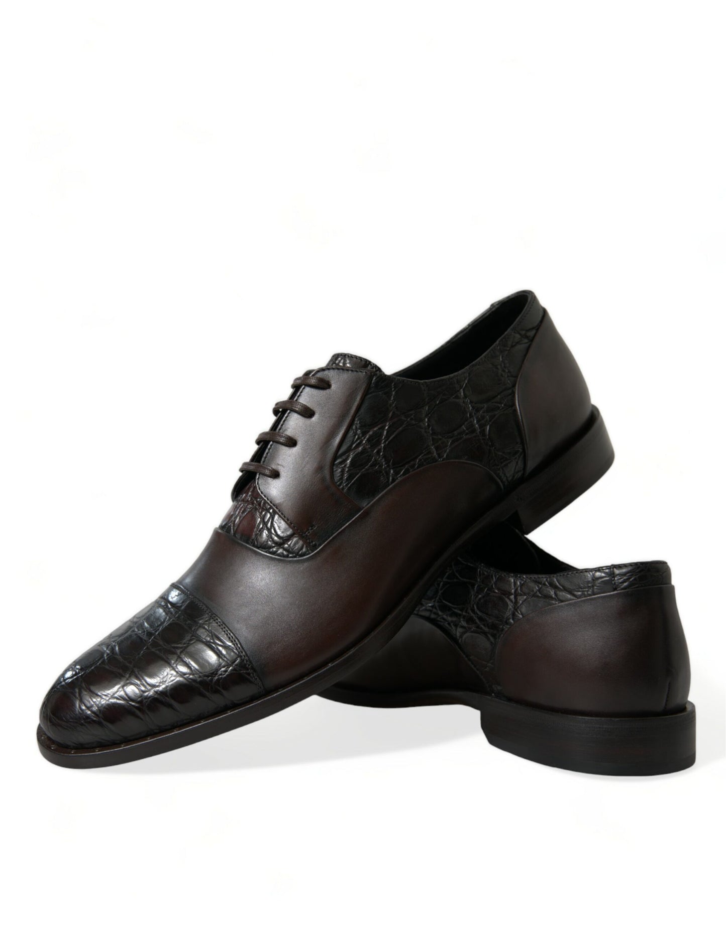 Dolce & Gabbana Elegante braune formelle Derby-Schuhe