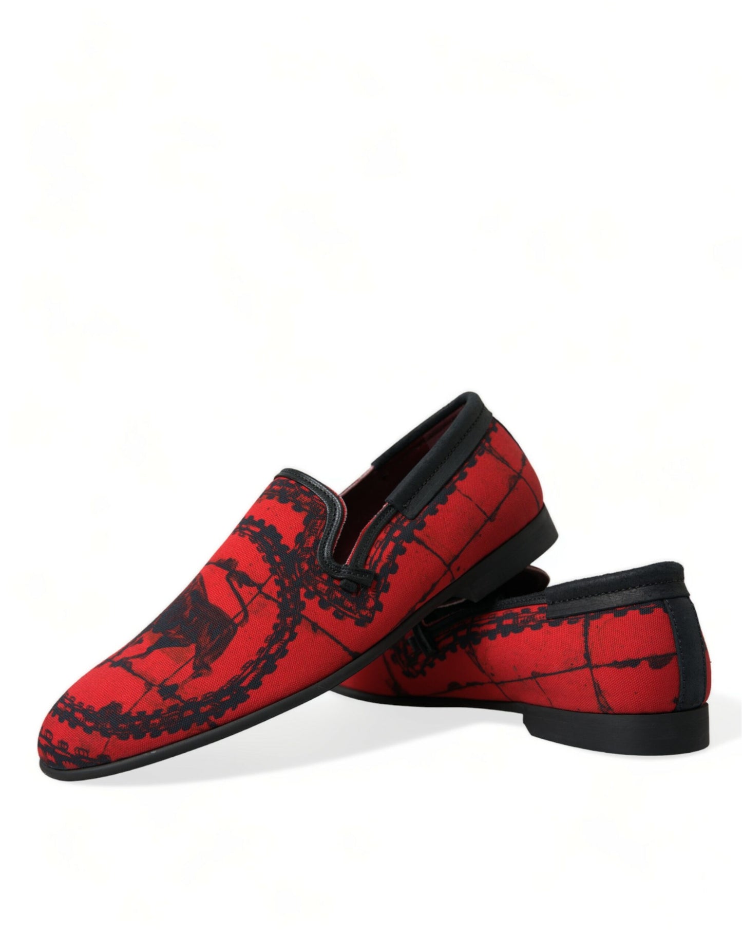 Dolce &amp; Gabbana Torero -vaikutteiset Luxe Loaferit punaisena ja mustana