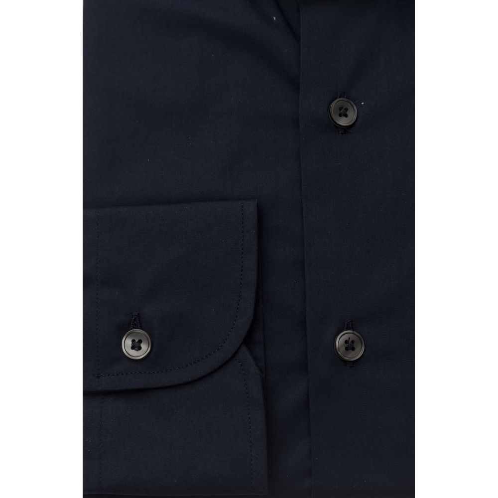 Bagutta Blue Cotton Shirt for Men