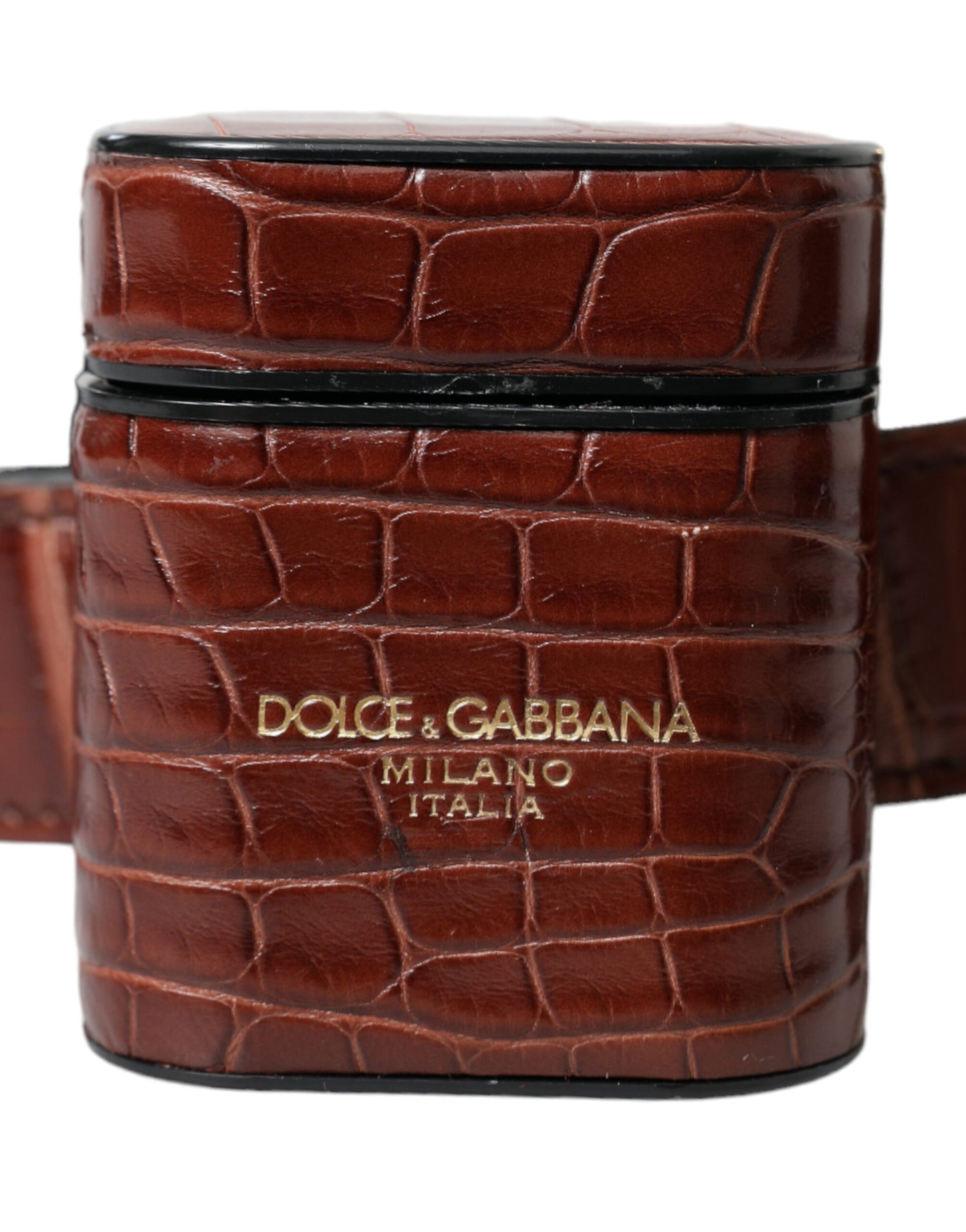 Dolce &amp; Gabbana Elegant duo of leather Airpod and coin purse