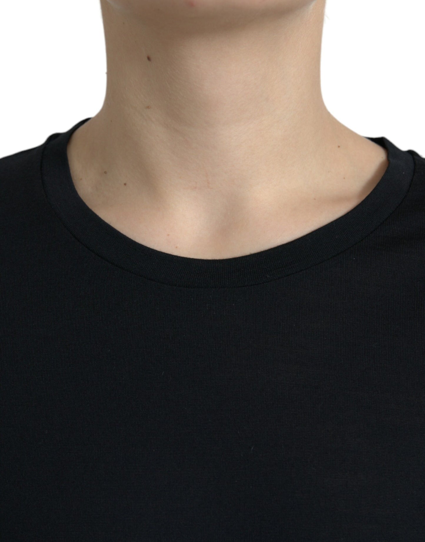 Dolce &amp; Gabbana Elegant round-neck wool T-shirt