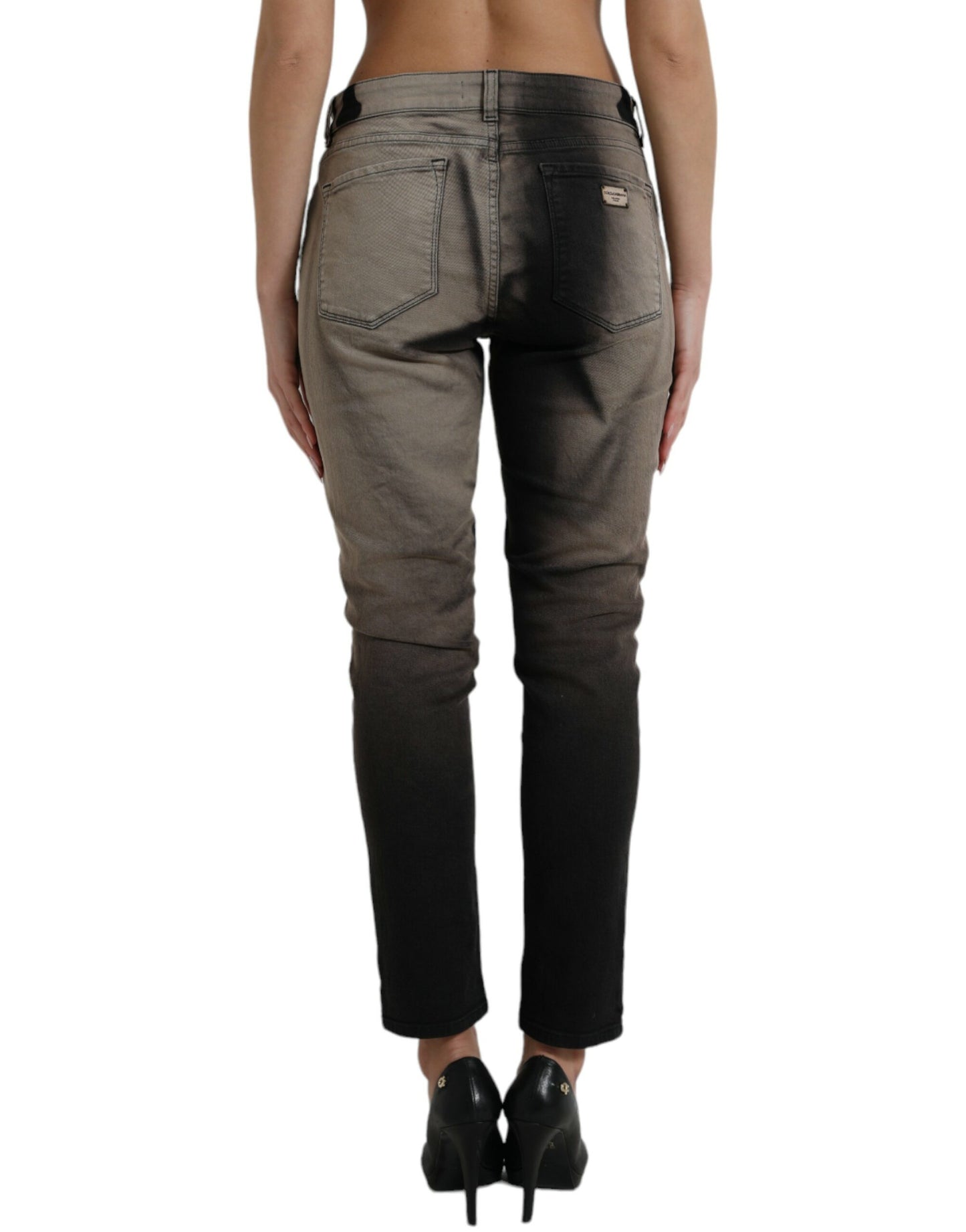 Dolce &amp; Gabbana Elegant Mid-Waist Stretch Jeans