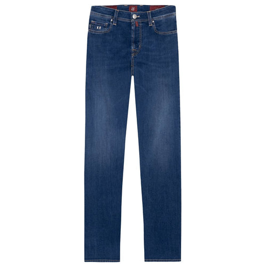 Tramarossa Blue Cotton Jeans &amp; Pants